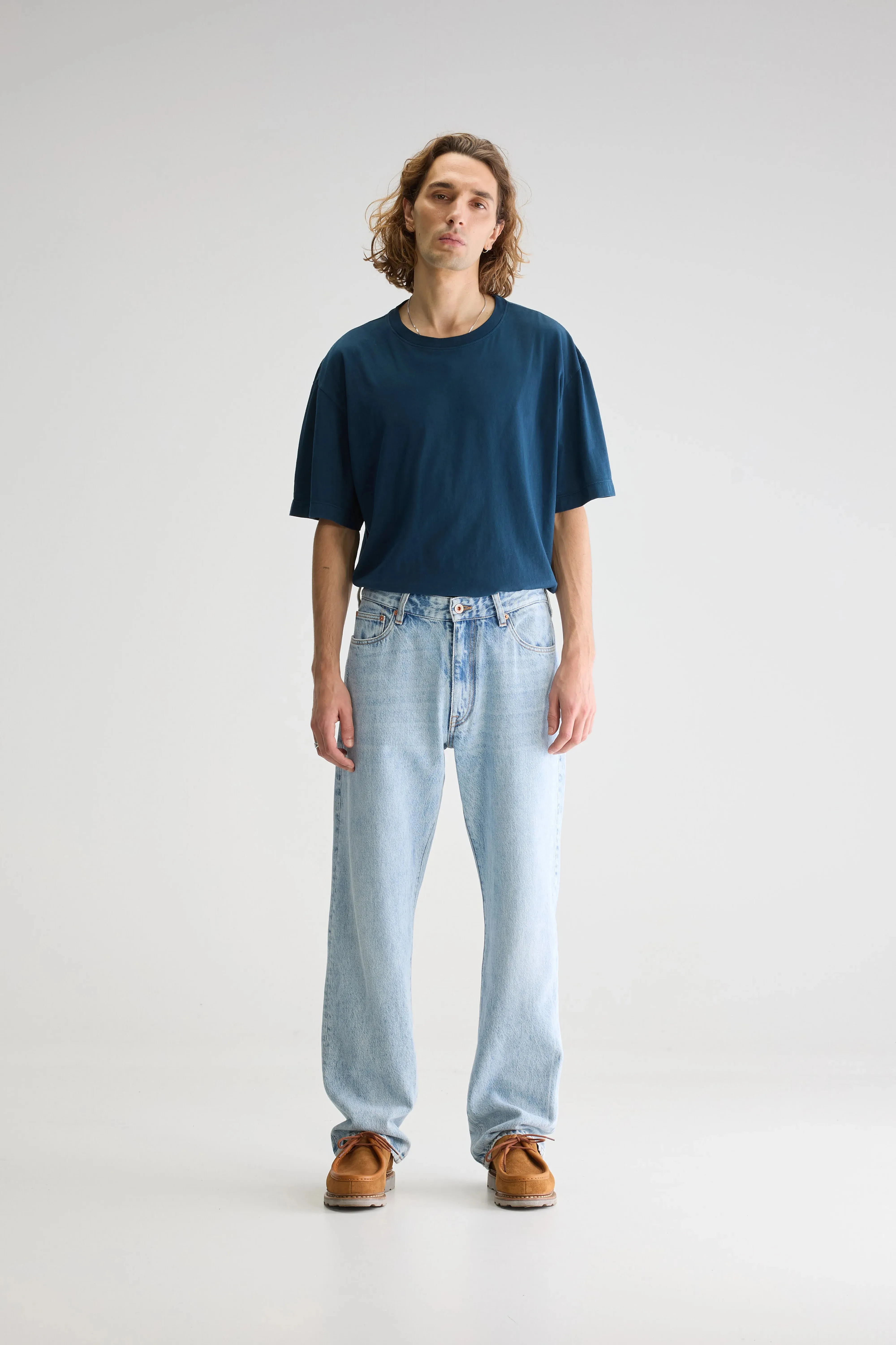 Denim N. 09 straight jeans (251 / M / USED LT BLUE) sold by Bellrose product image thumbnail 2