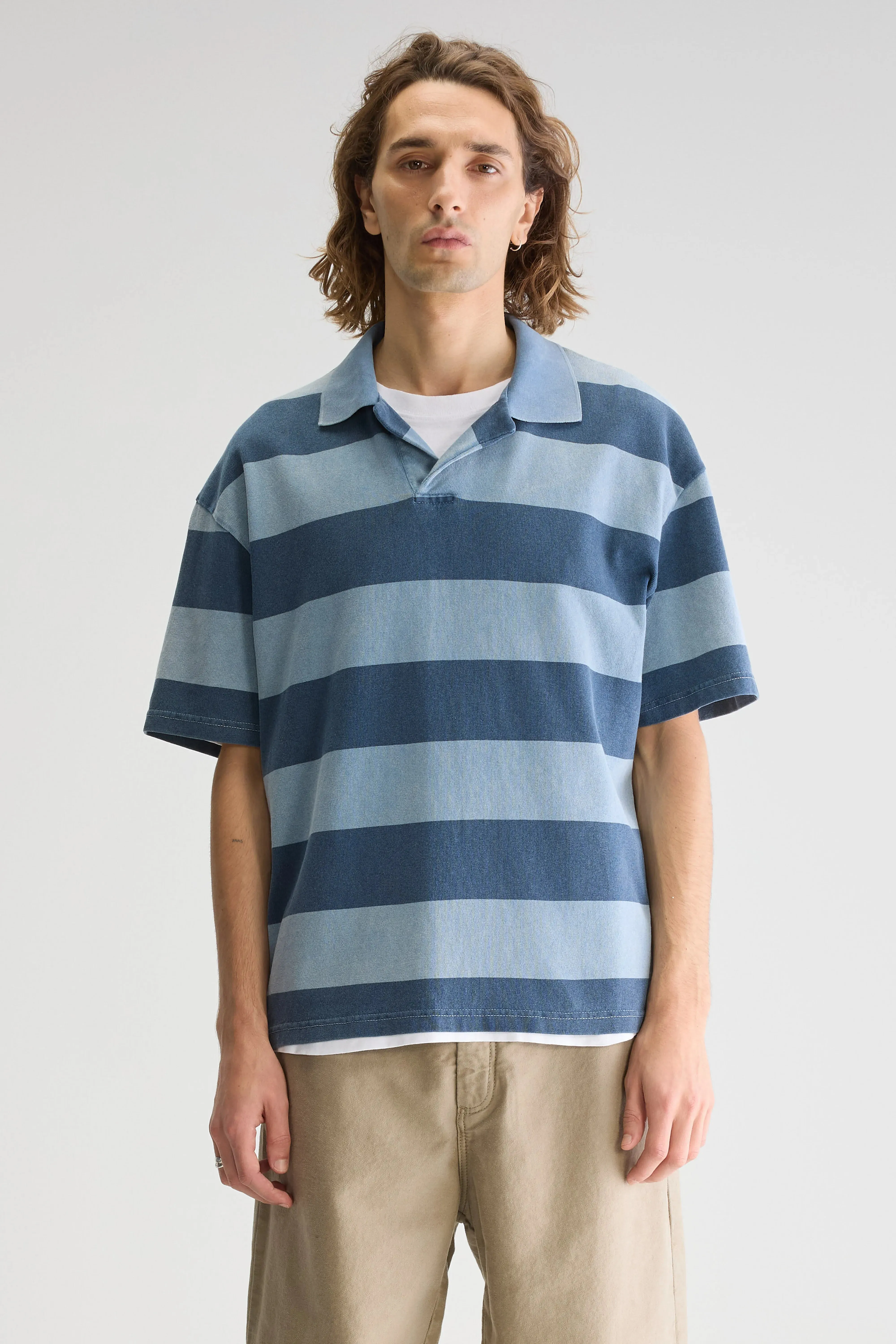 Forst short-sleeve polo (251 / M / STRIPE C) sold by Bellrose product image thumbnail 2