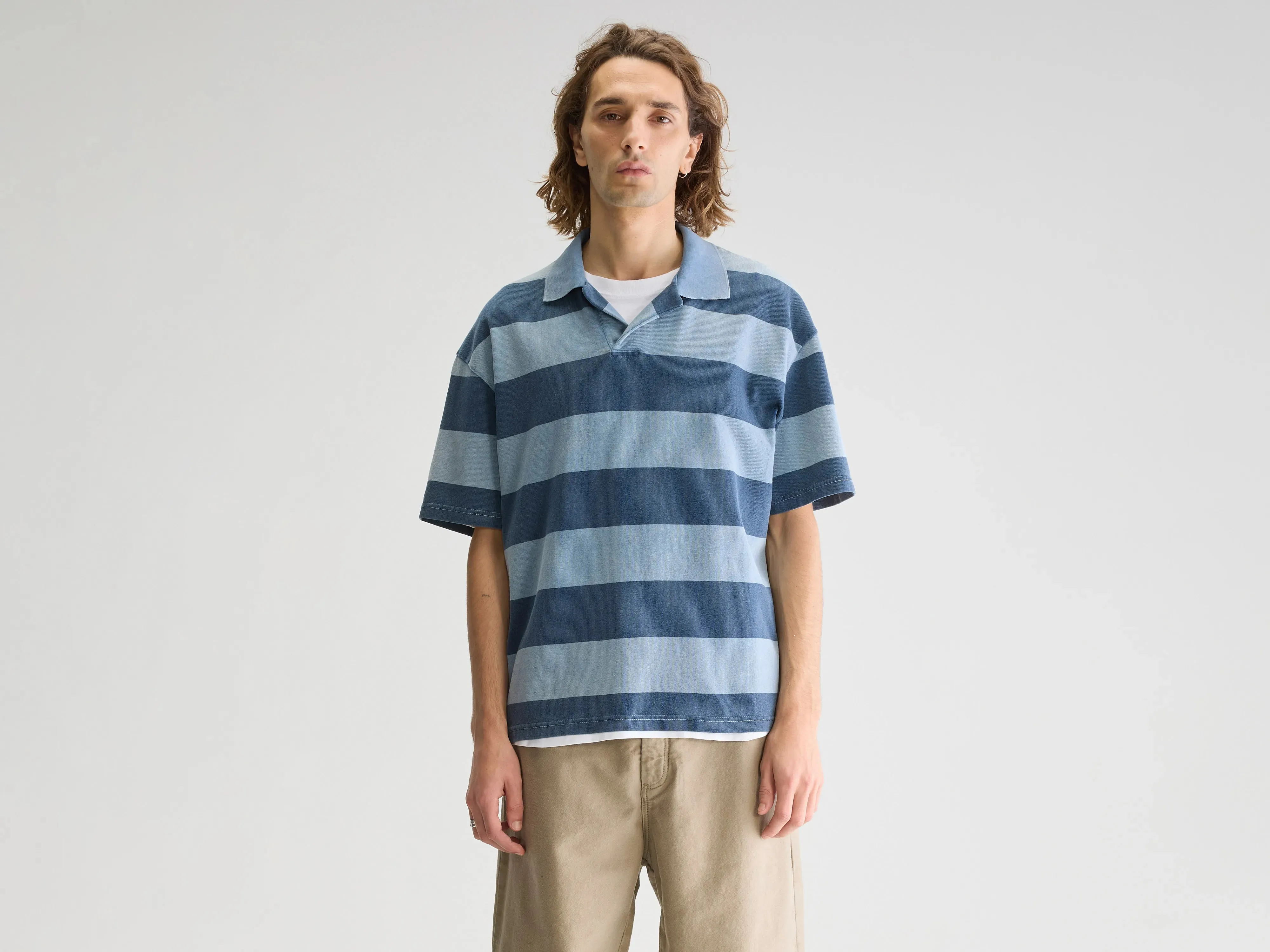 Forst short-sleeve polo (251 / M / STRIPE C) sold by Bellrose