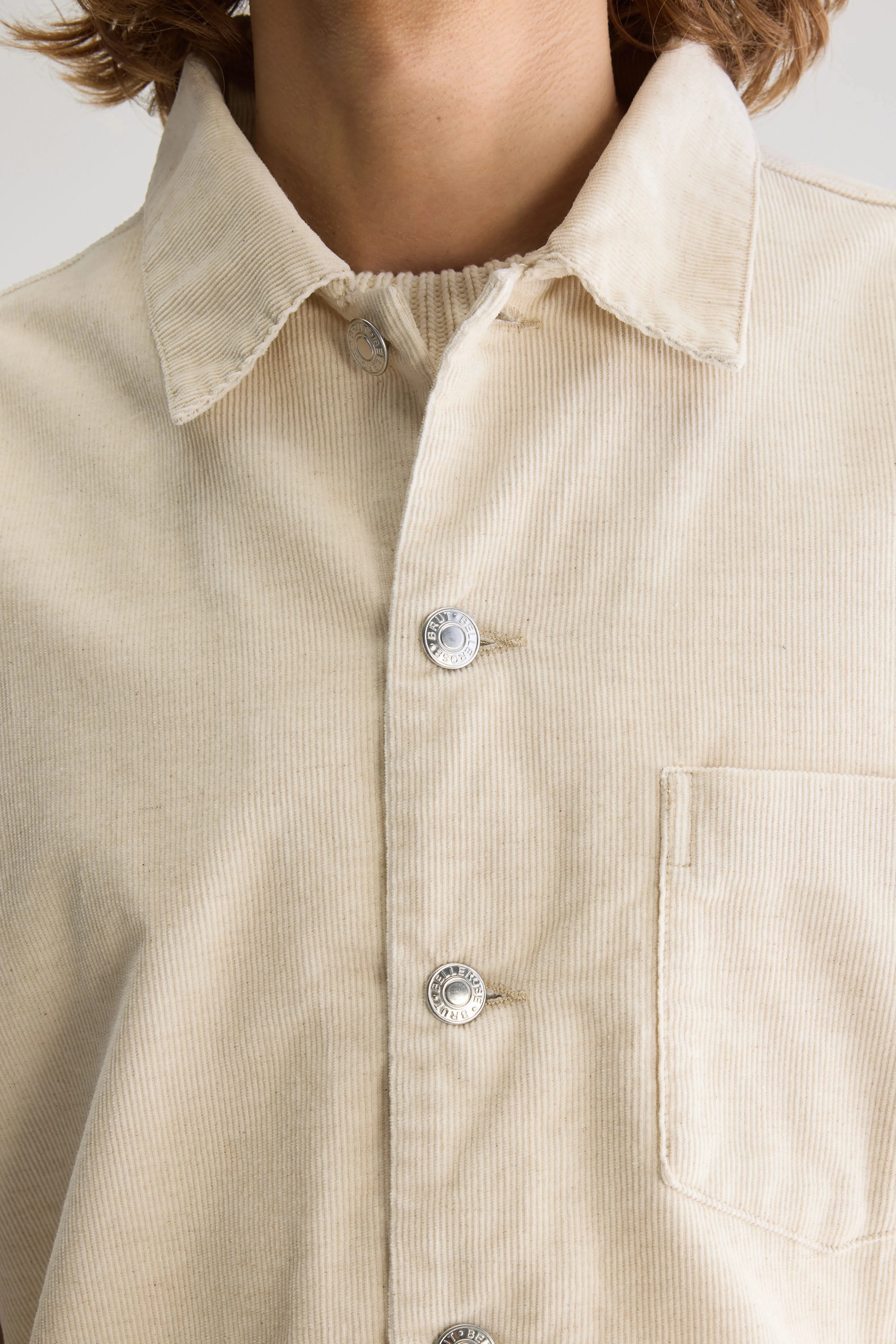 Goney corduroy overshirt (251 / M / CALCAIRE) sold by Bellrose product image thumbnail 5