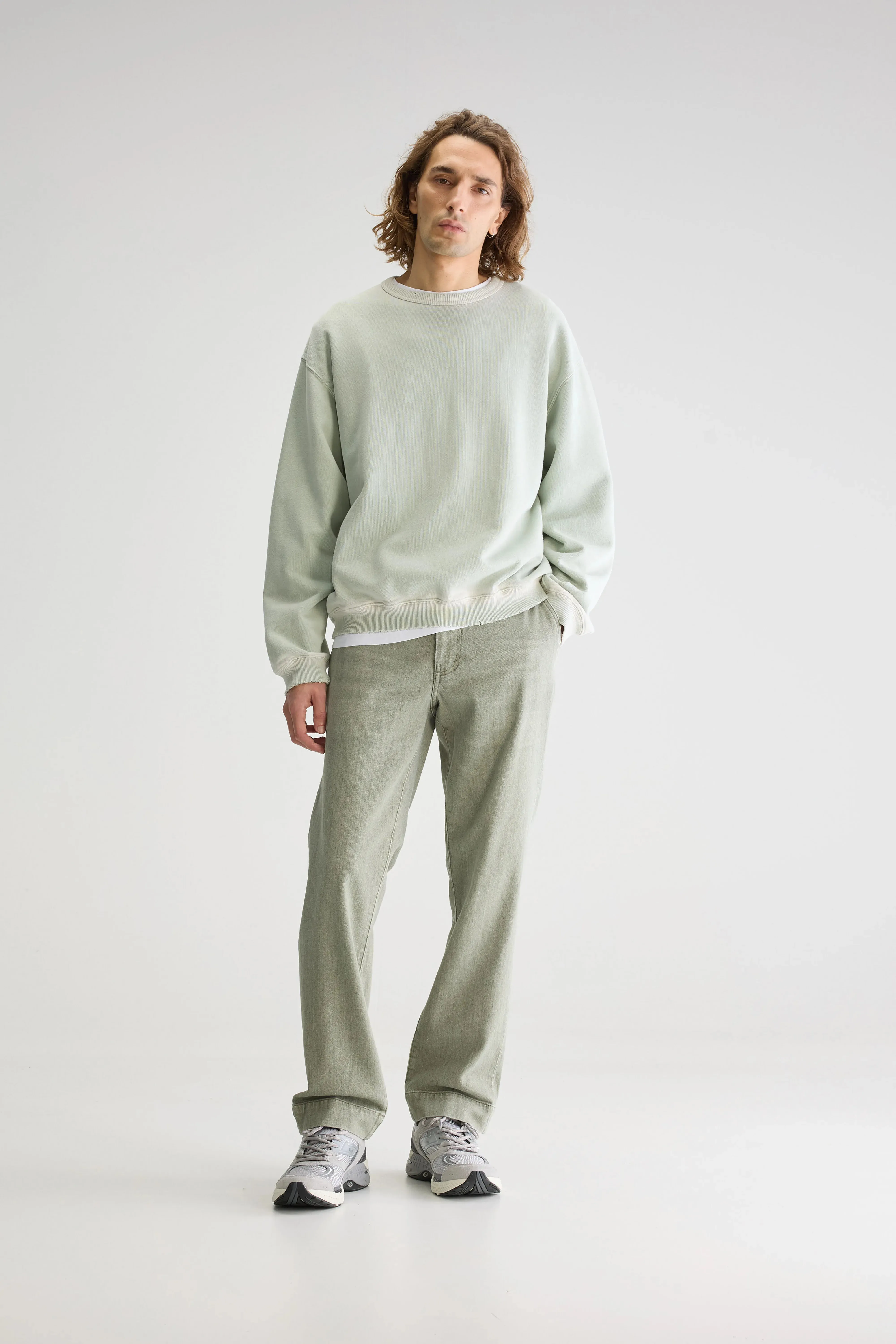 Fabien crewneck sweatshirt (251 / M / CELADON) sold by Bellrose product image thumbnail 3