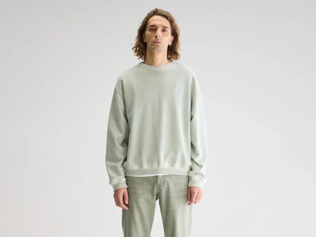 Fabien crewneck sweatshirt (251 / M / CELADON) sold by Bellrose