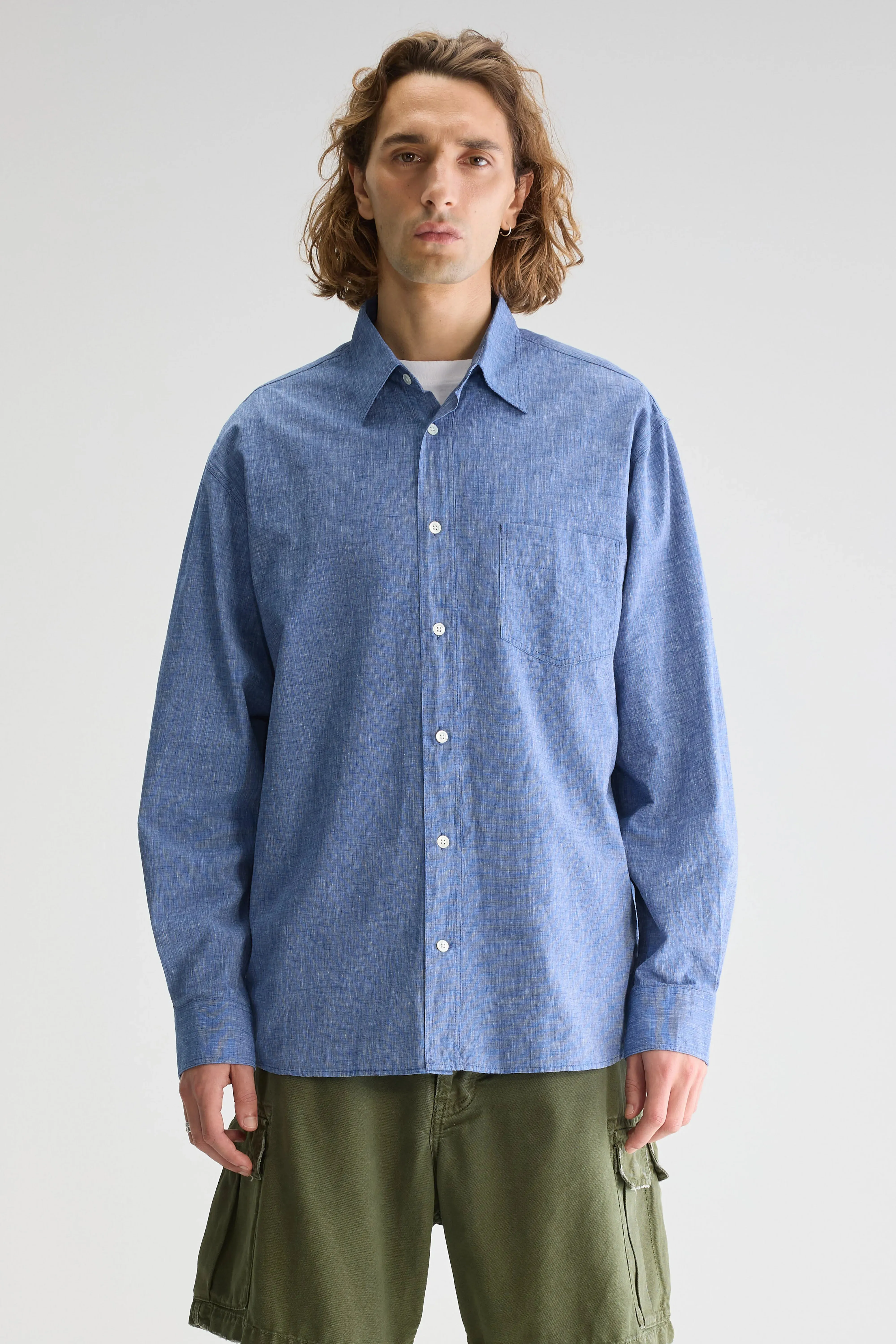 Lighty relaxed shirt (251 / M / DENIM) sold by Bellrose product image thumbnail 2