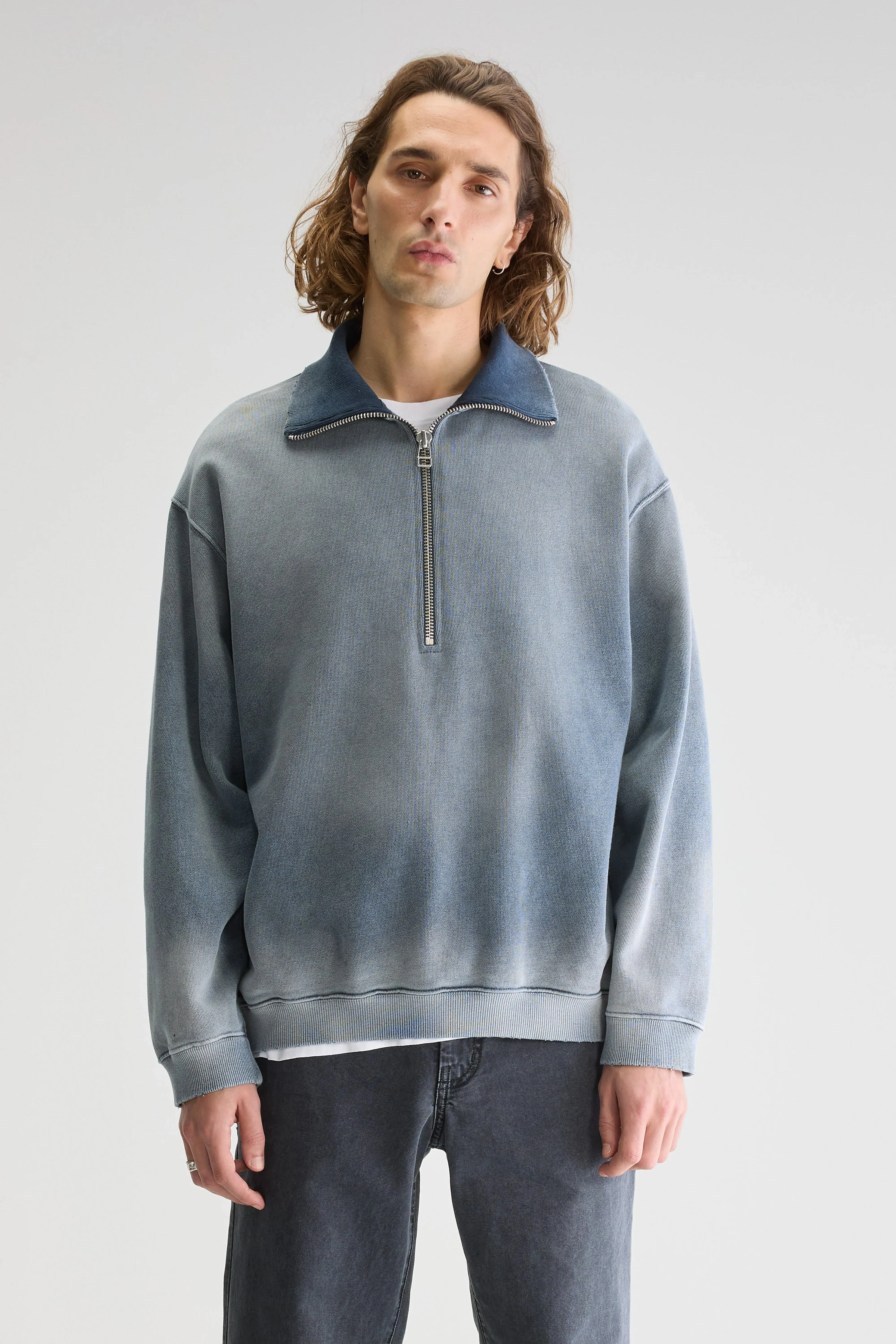 Fabro half-zip sweatshirt (251 / M / NAVY) sold by Bellrose product image thumbnail 2