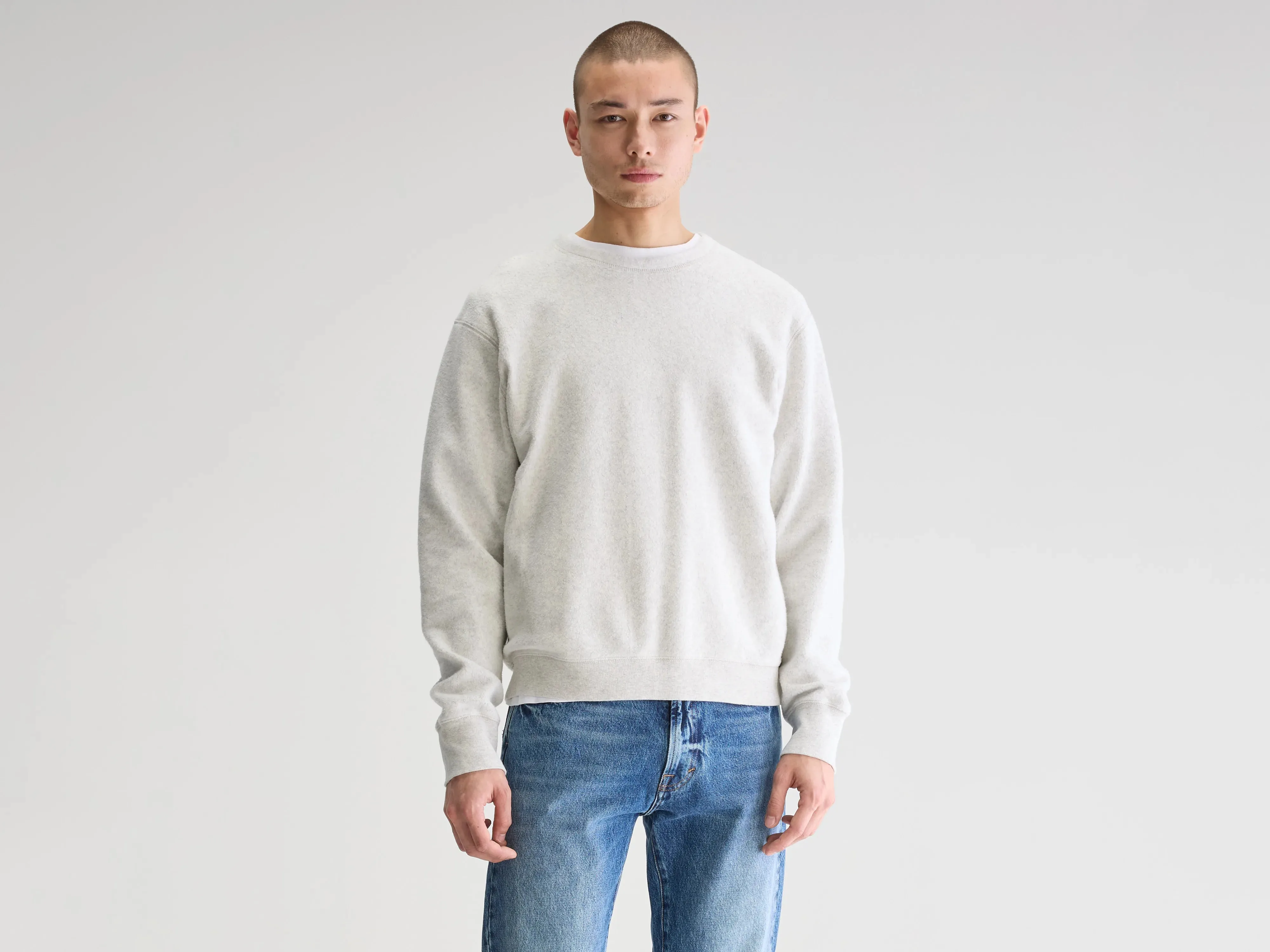 Matt crewneck sweatshirt (251 / M / OYSTER) sold by Bellrose