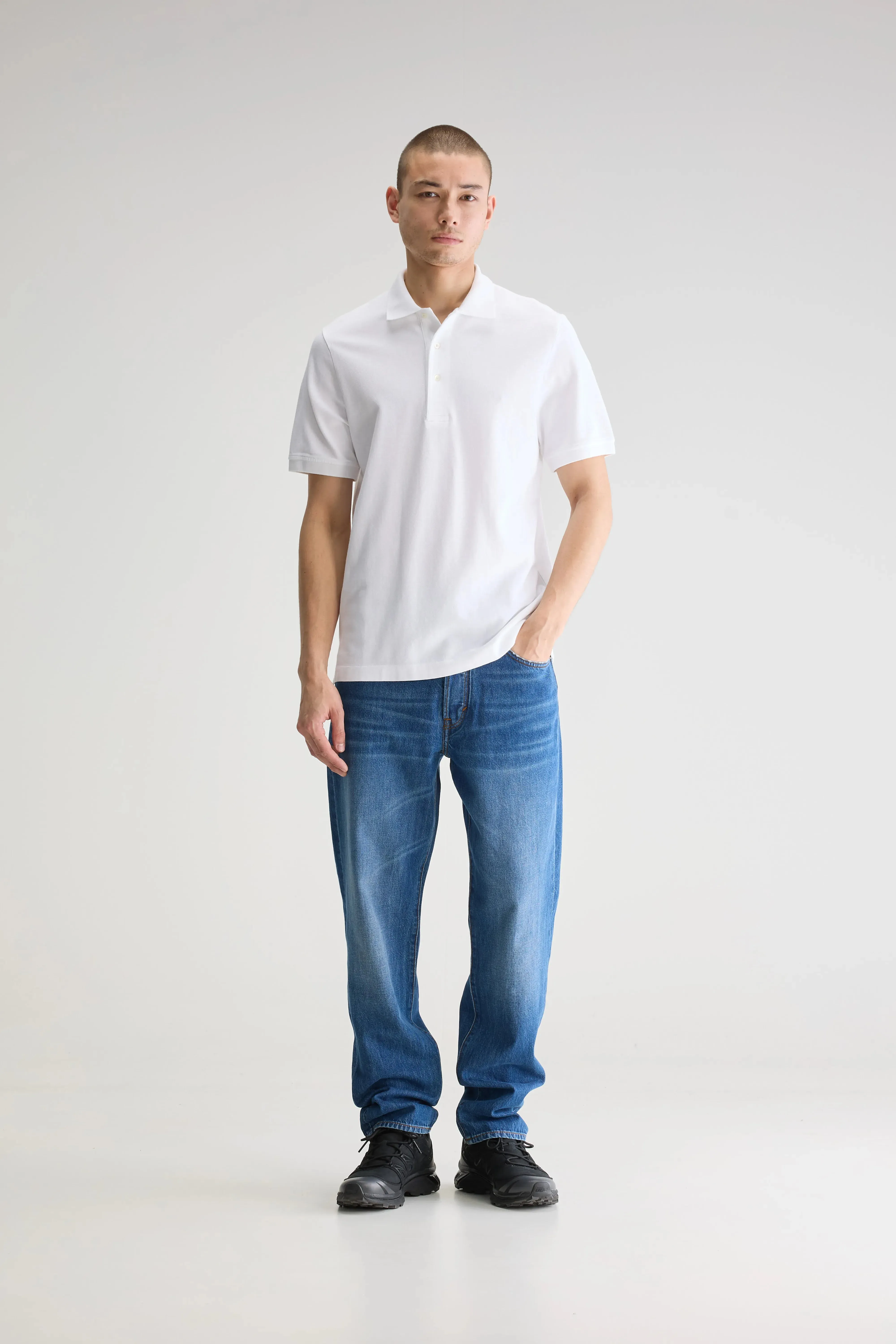 Vilon relaxed polo (251 / M / WHITE) sold by Bellrose product image thumbnail 3