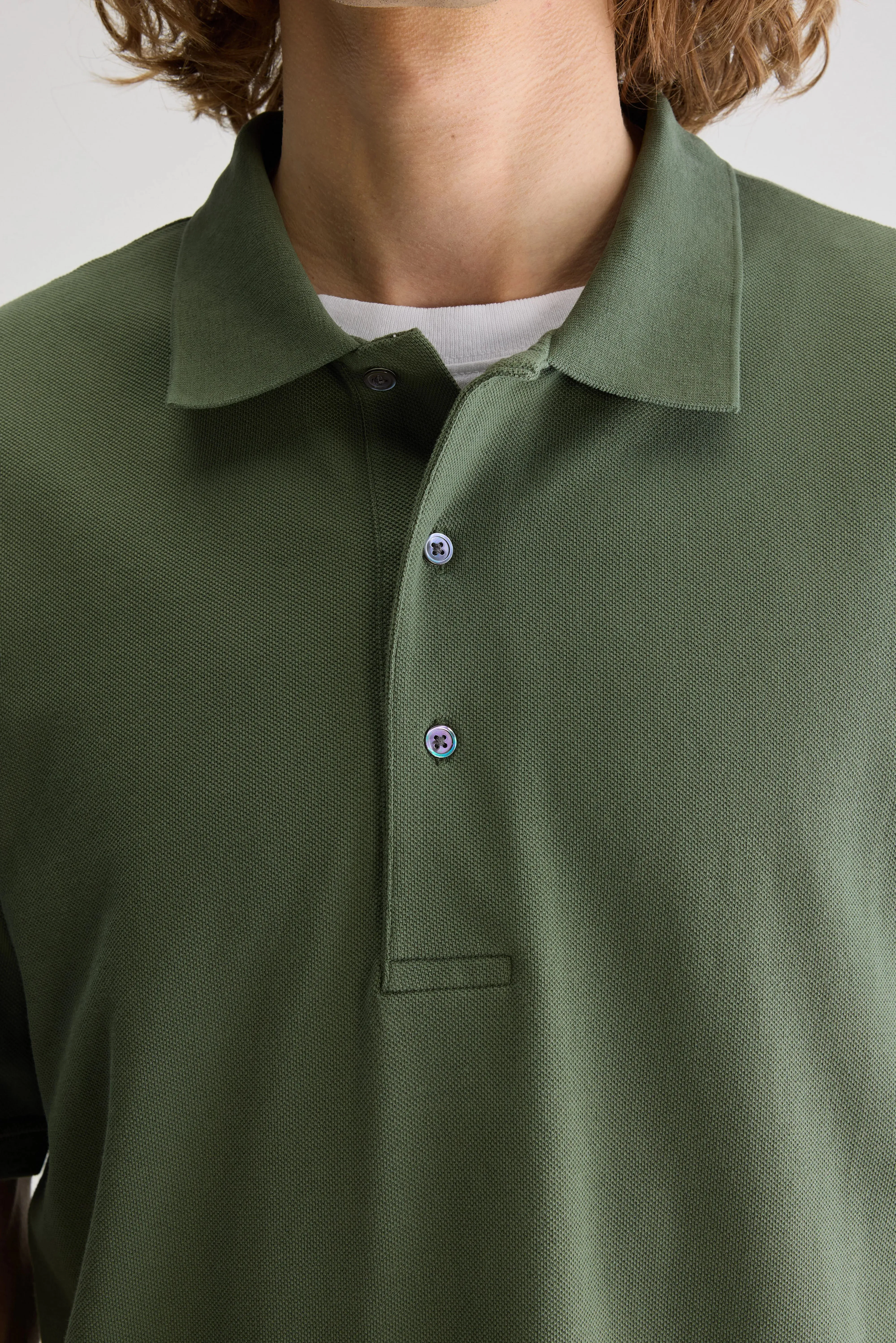 Vilon relaxed polo (251 / M / THYME) sold by Bellrose product image thumbnail 5