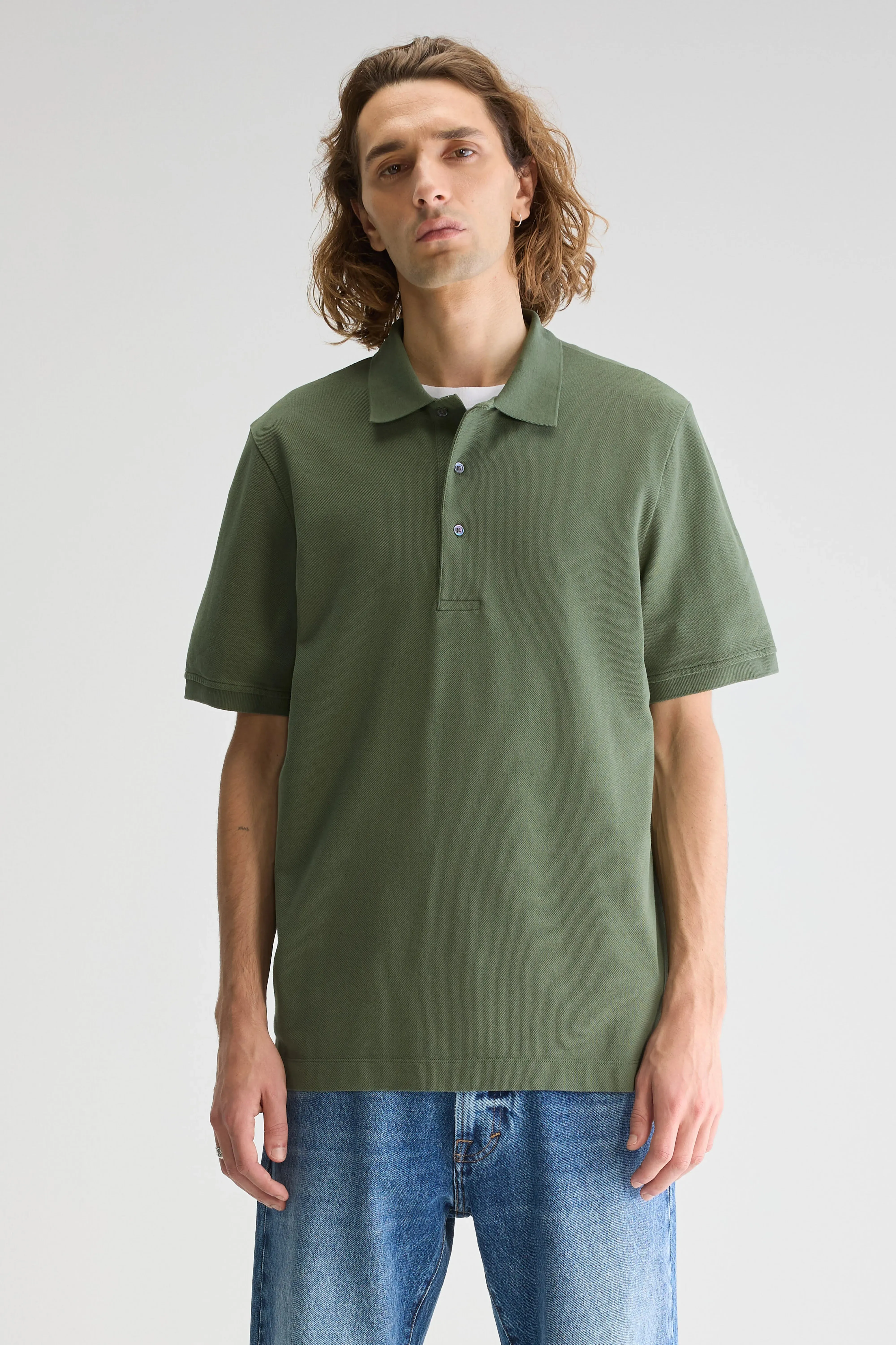 Vilon relaxed polo (251 / M / THYME) sold by Bellrose product image thumbnail 2