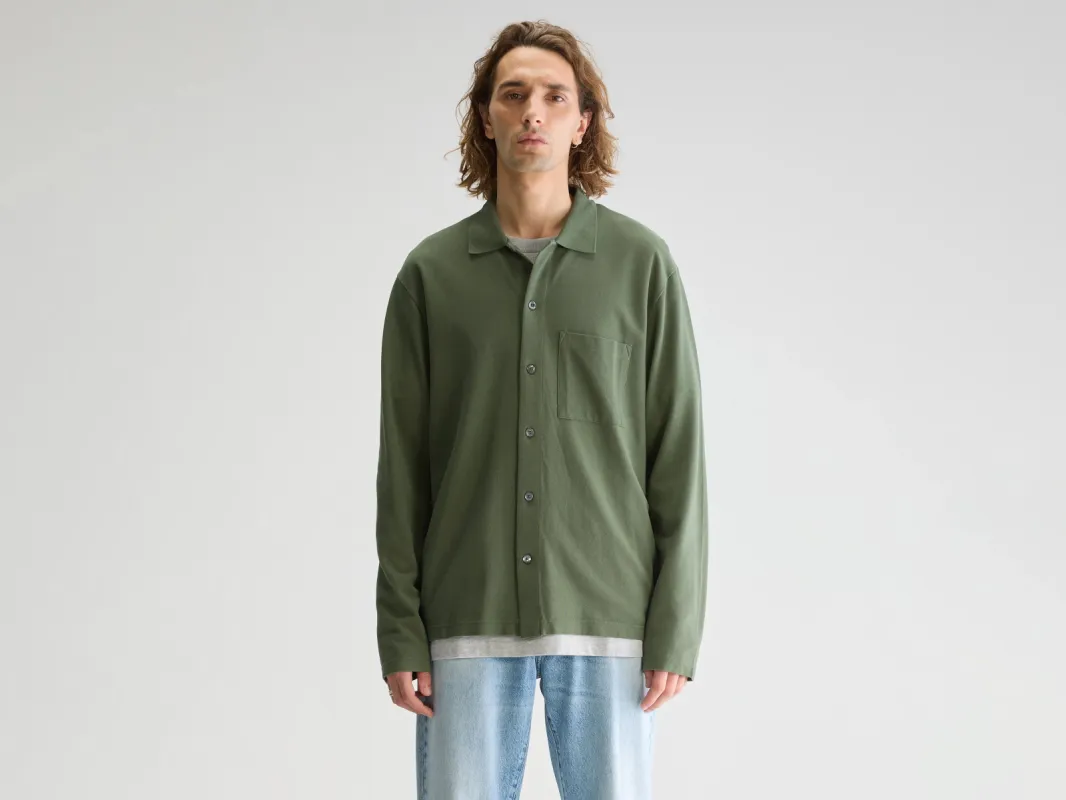 Vision long-sleeve polo (251 / M / THYME) sold by Bellrose