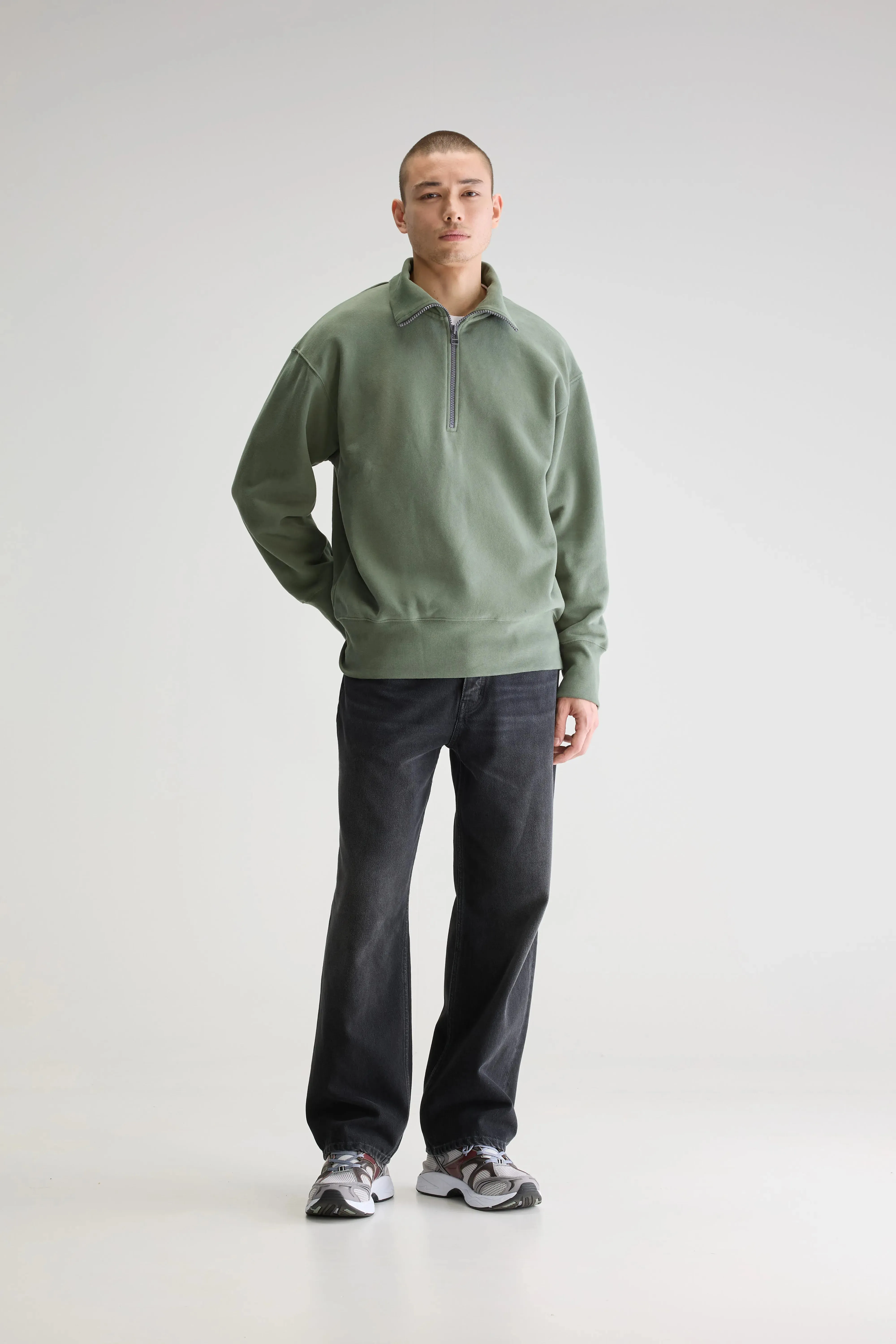 Faber half-zip sweatshirt (251 / M / THYME) sold by Bellrose product image thumbnail 3