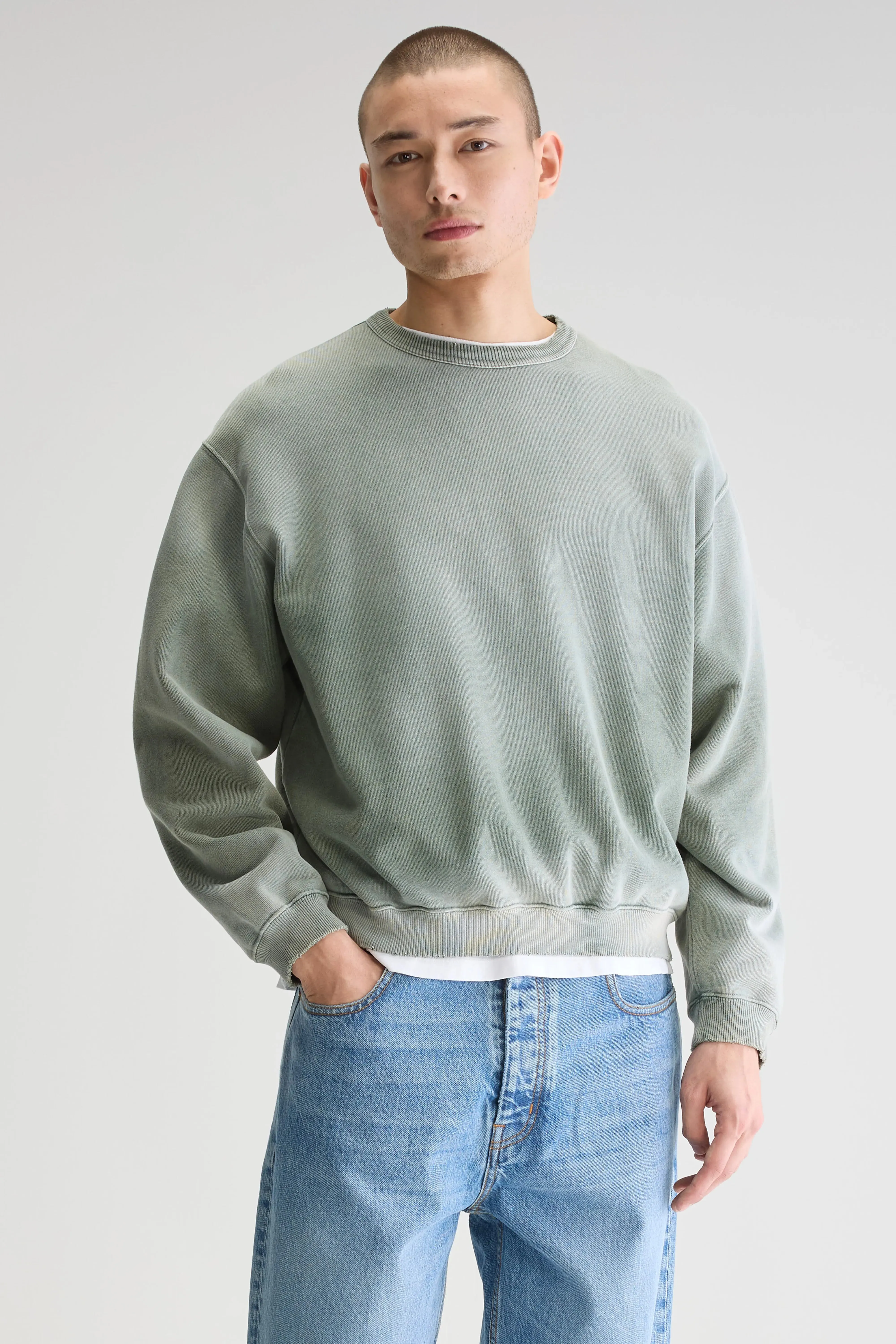 Fabien crewneck sweatshirt (251 / M / SAGE) sold by Bellrose product image thumbnail 2
