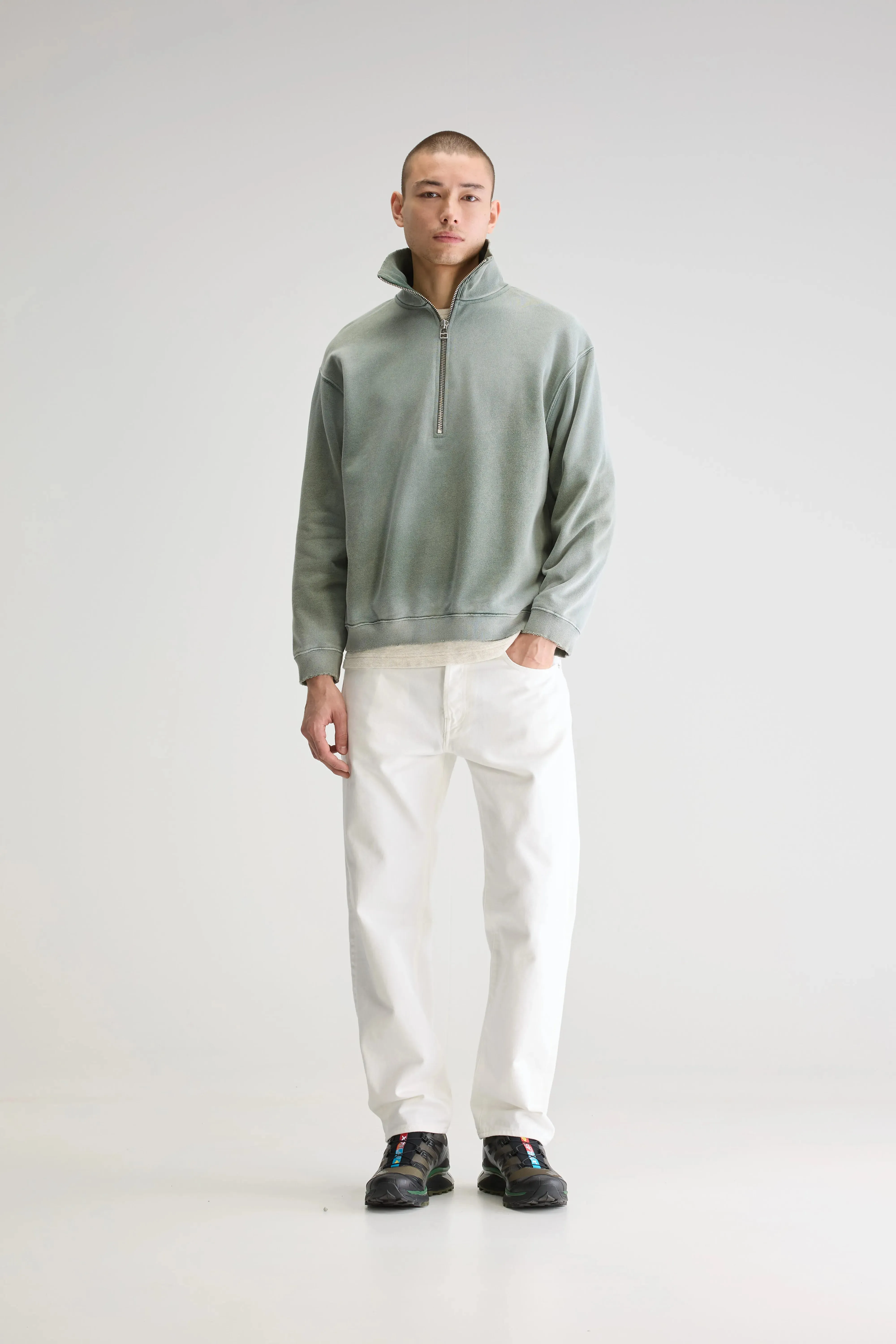 Fabro half-zip sweatshirt (251 / M / SAGE) sold by Bellrose product image thumbnail 3