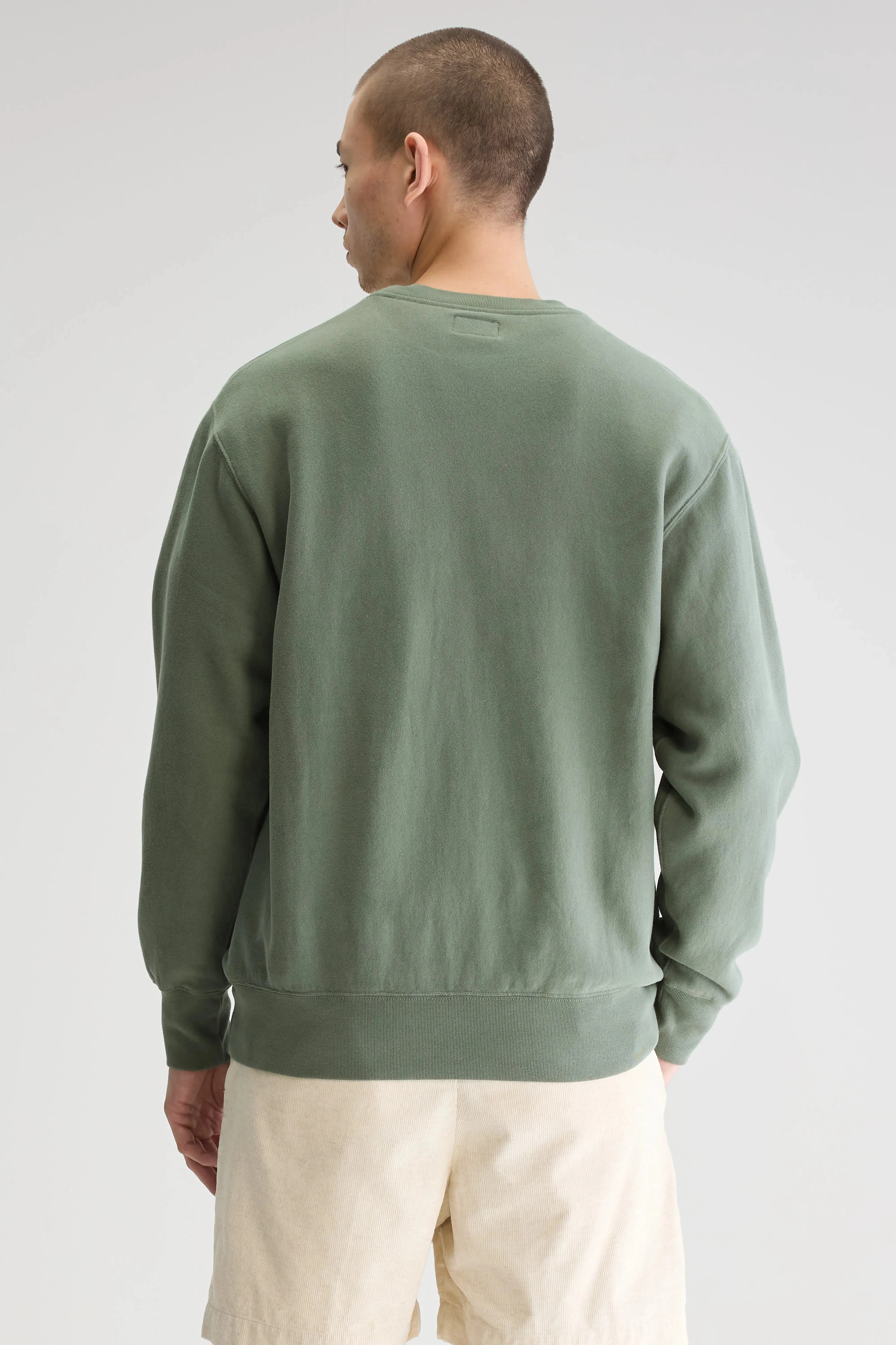 Flake crewneck sweatshirt (251 / M / THYME) sold by Bellrose product image thumbnail 4
