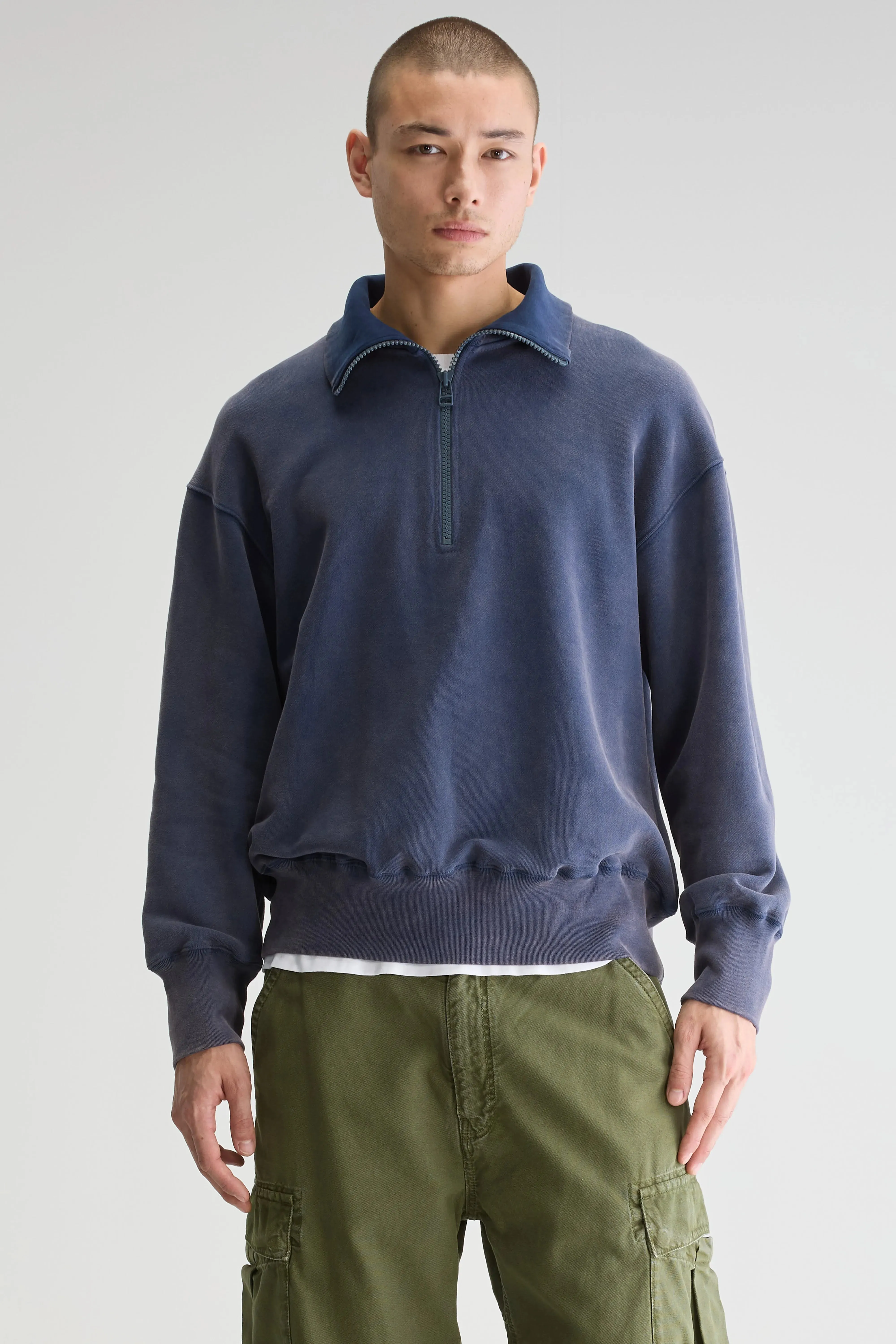 Faber half-zip sweatshirt (251 / M / REGAL BLUE) sold by Bellrose product image thumbnail 2