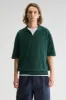 Alosh relaxed polo sweater (251 / M / SAGE) sold by Bellrose