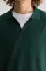 Alosh relaxed polo sweater (251 / M / SAGE) sold by Bellrose