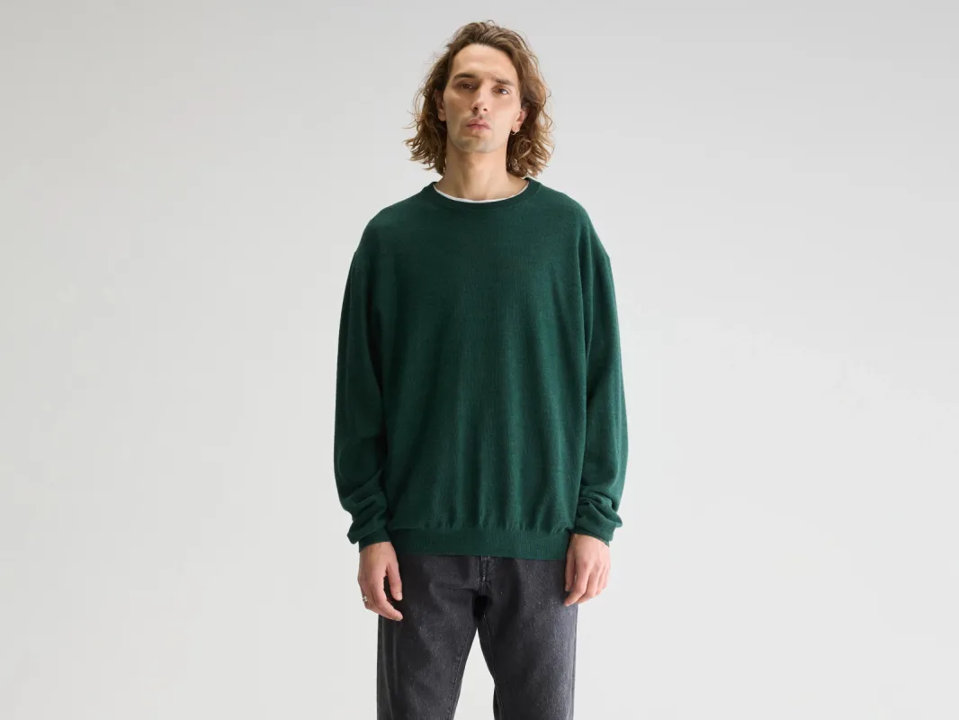 Alomy crewneck sweater (251 / M / SAGE) sold by Bellrose