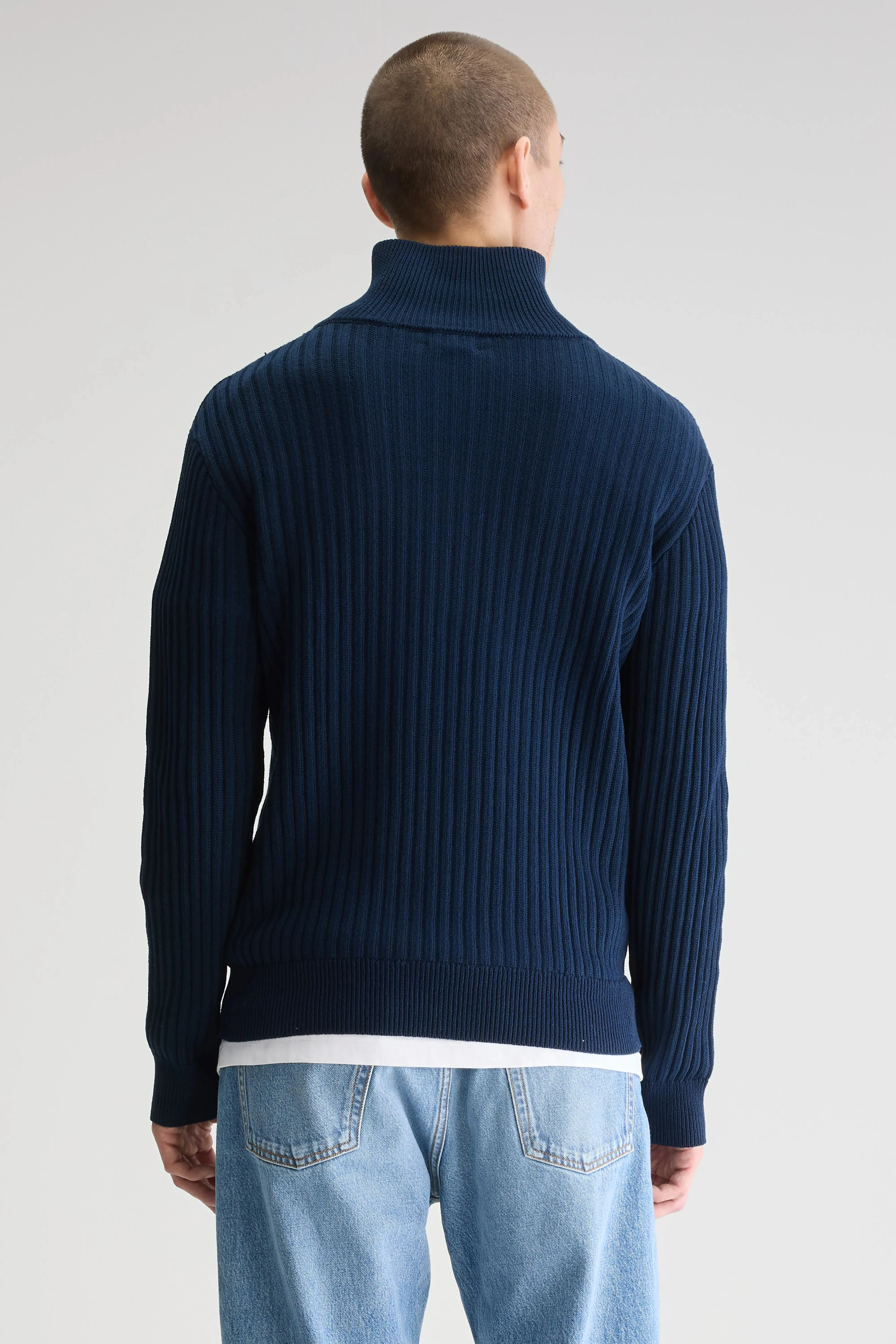 Asiz half-zip sweater (251 / M / NAVY) sold by Bellrose product image thumbnail 4