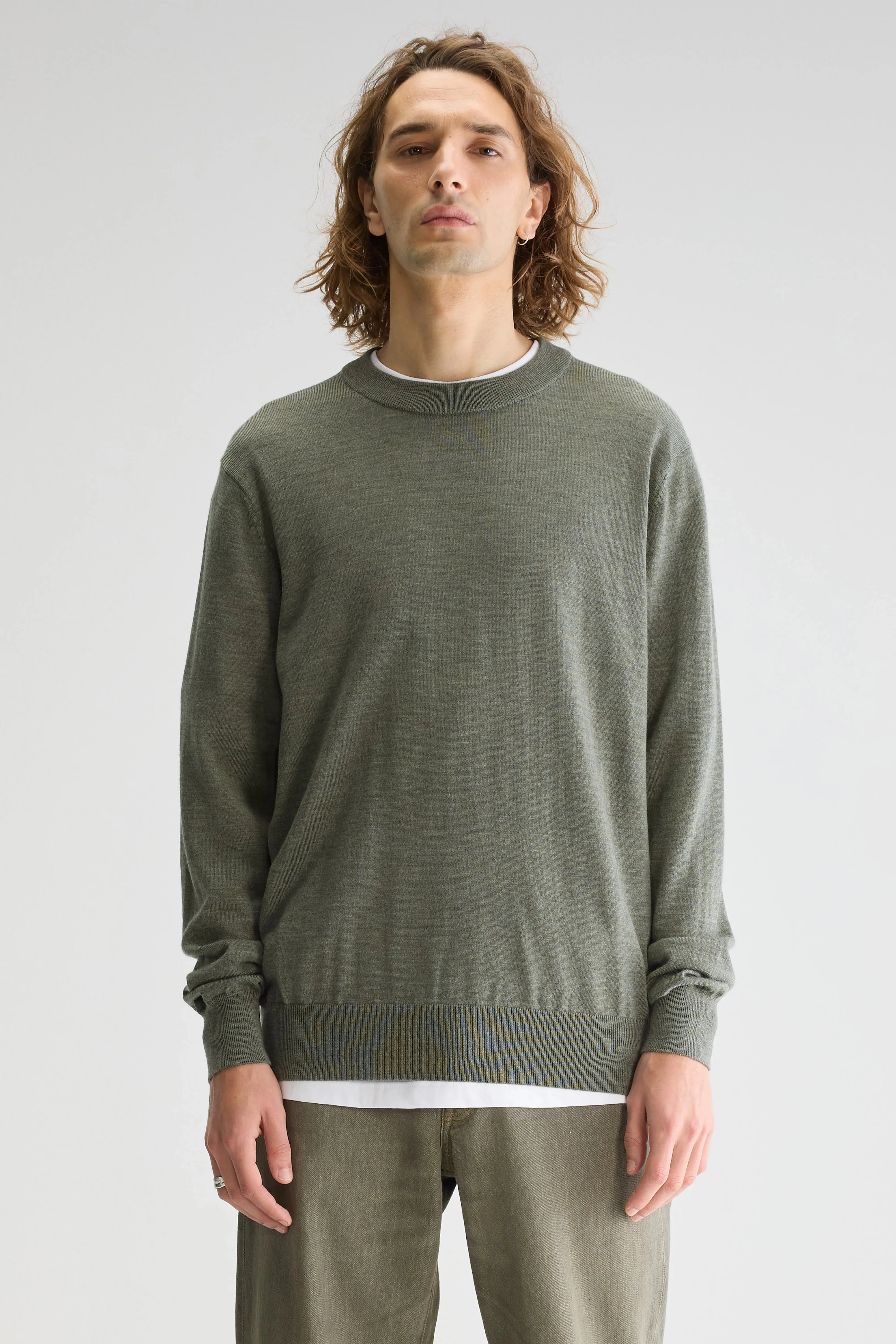 Dilliv crewneck sweater (251 / M / DUSTY OLIVE) sold by Bellrose product image thumbnail 2