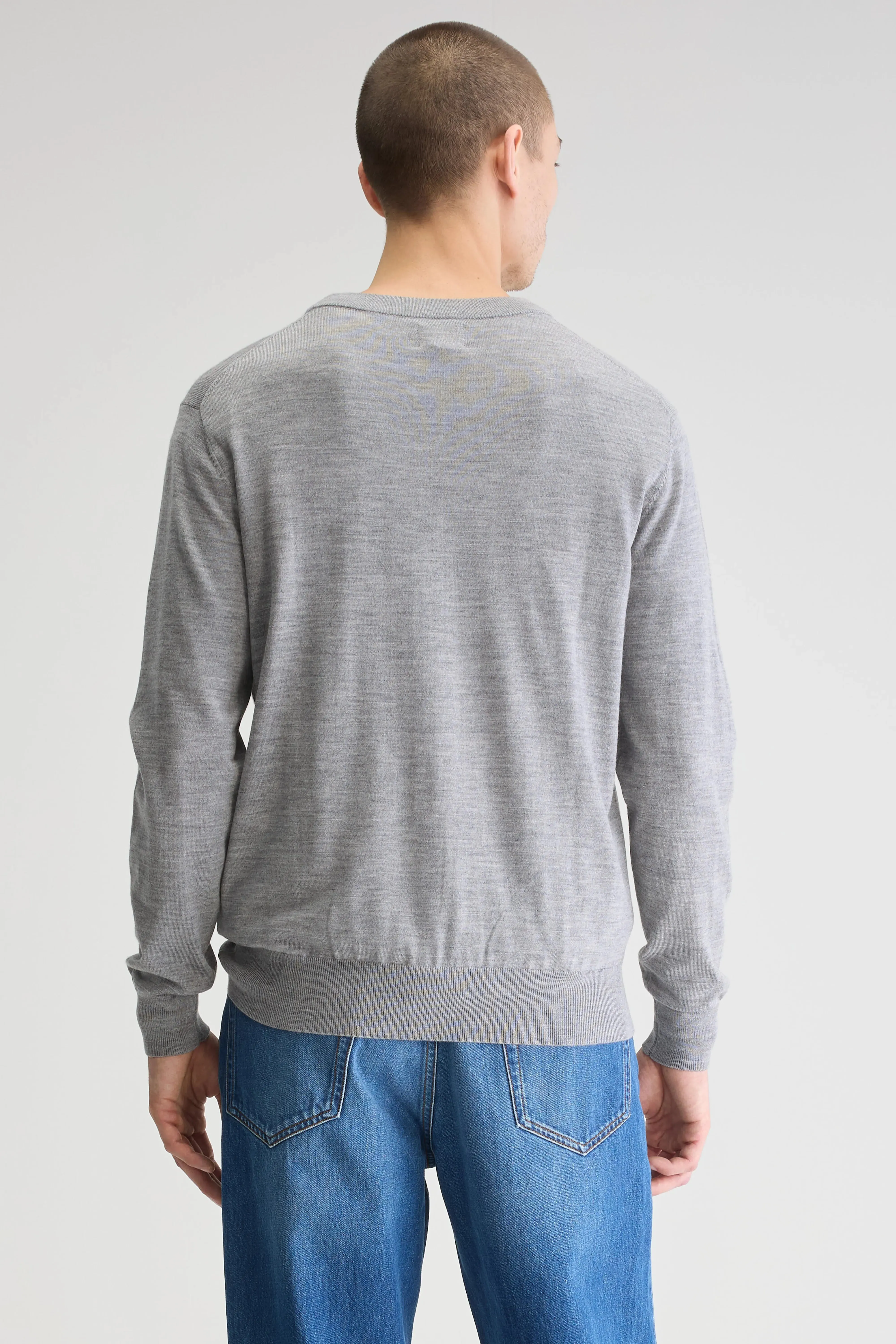 Dilliv crewneck sweater (251 / M / GREY MELANGE) sold by Bellrose product image thumbnail 4