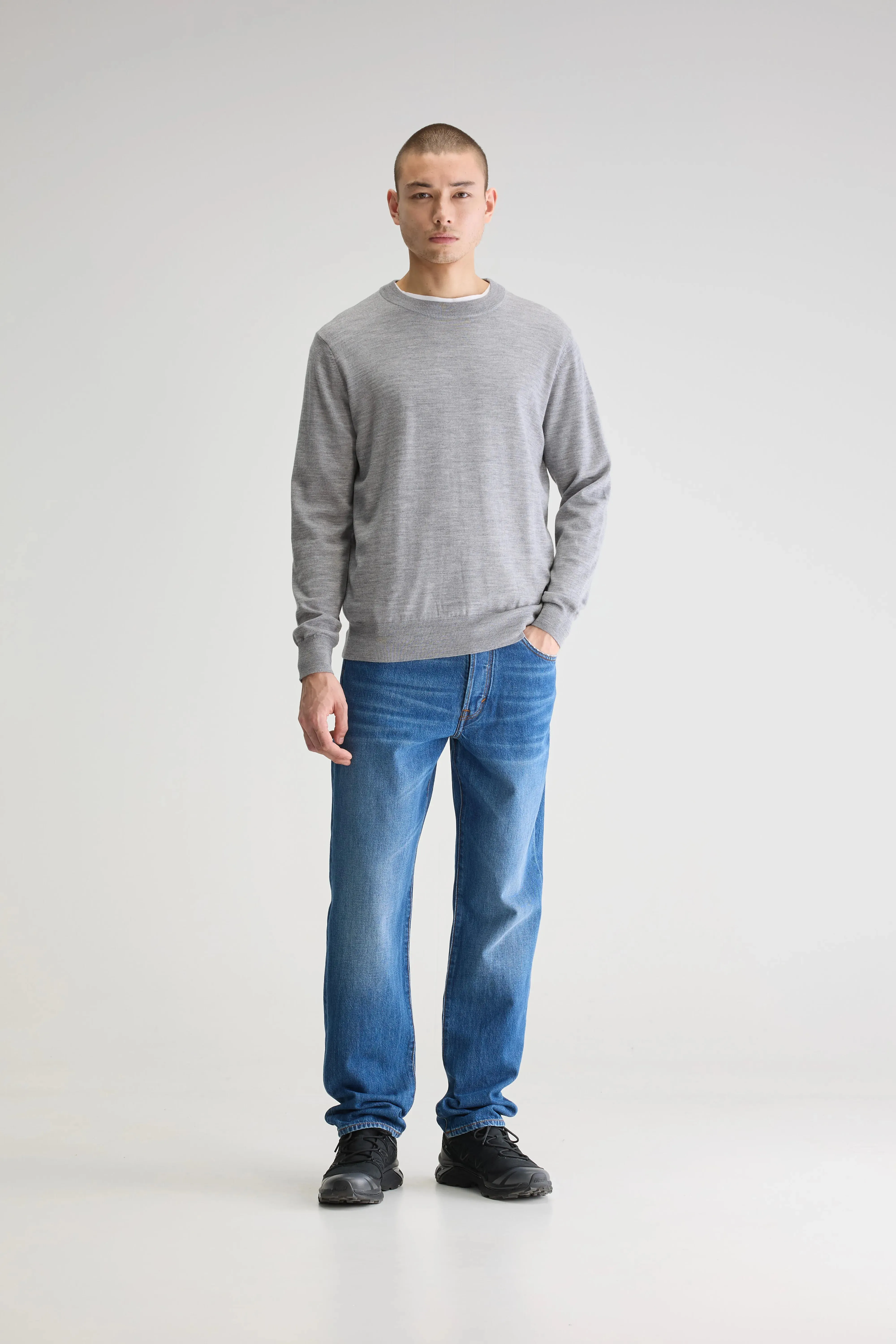 Dilliv crewneck sweater (251 / M / GREY MELANGE) sold by Bellrose product image thumbnail 3