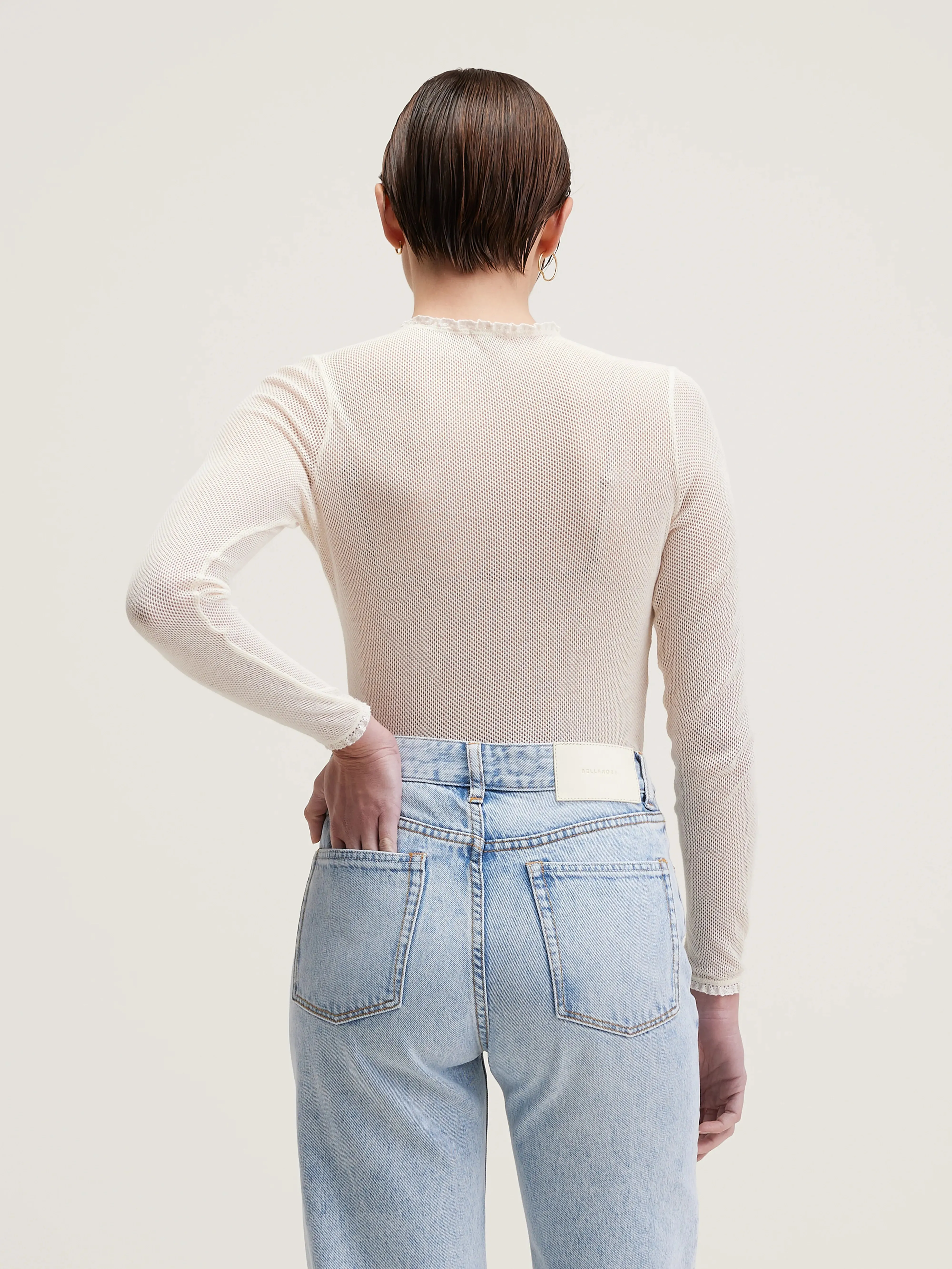 Vibke long-sleeve t-shirt (242 / W / CREAM) sold by Bellrose product image thumbnail 4
