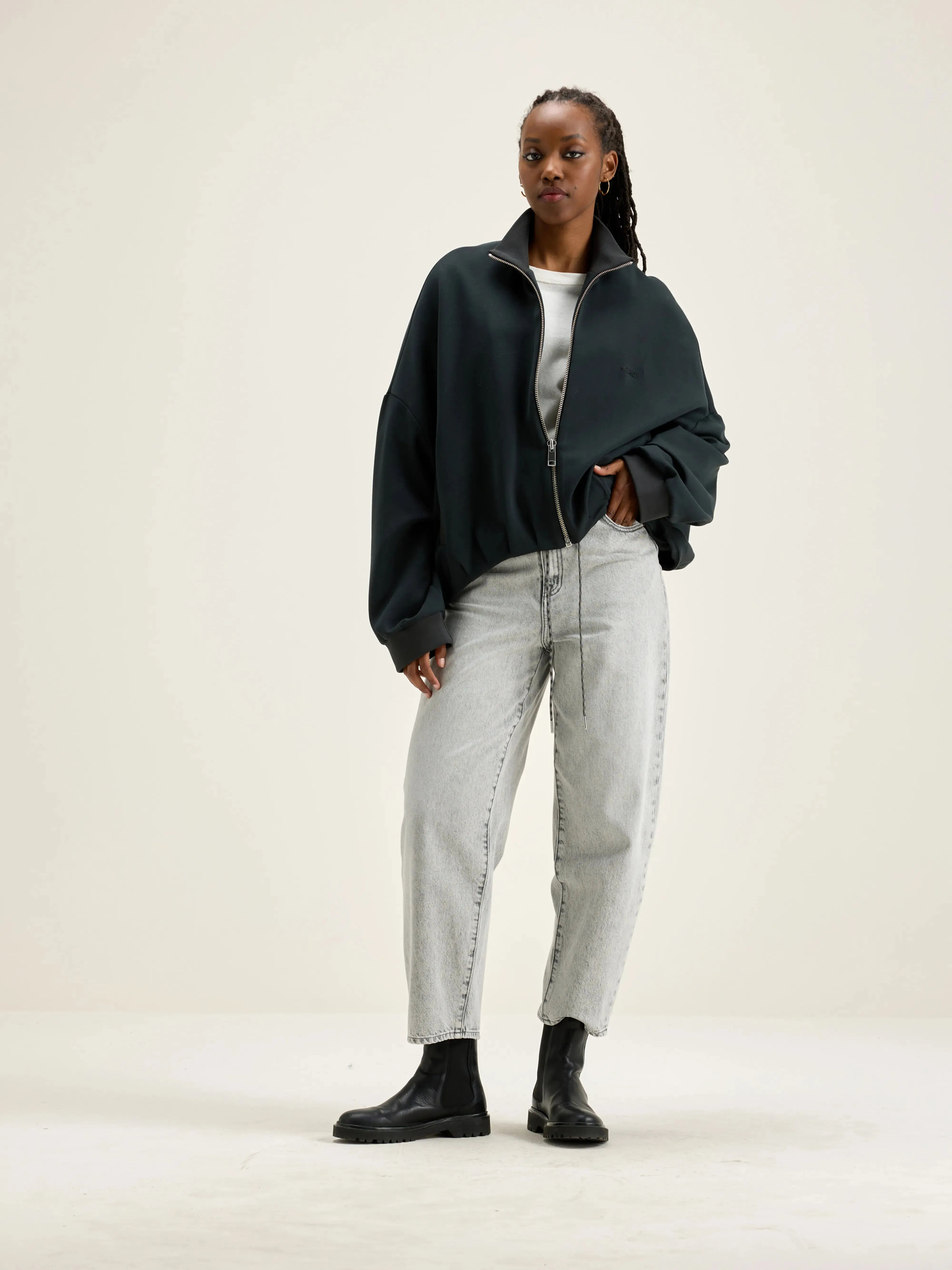 Tallis zip-up sweatshirt (242 / W / ACIER) sold by Bellrose product image thumbnail 3