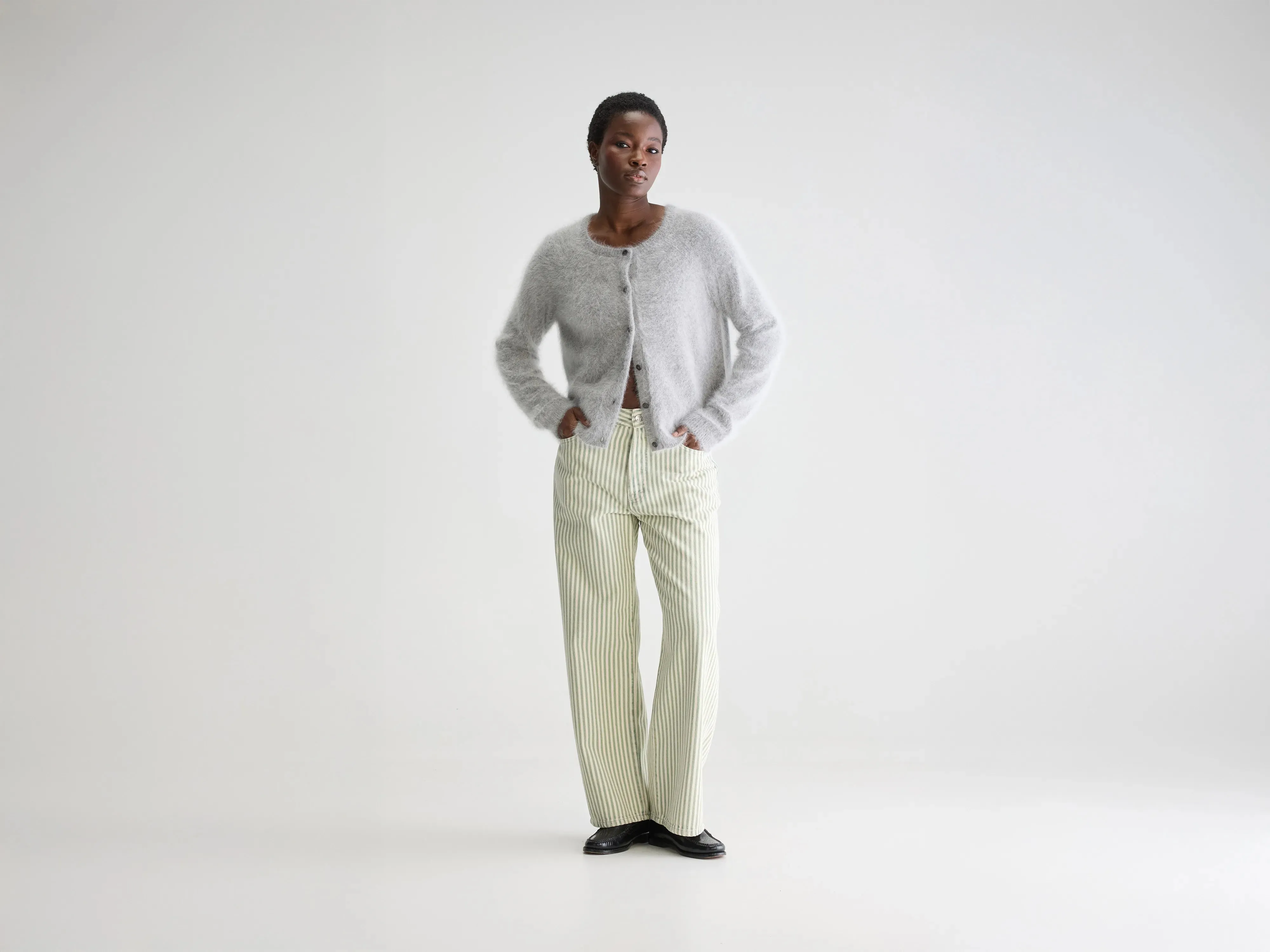 Denim N. 66 wide jeans (251 / W / STRIPE A) sold by Bellrose