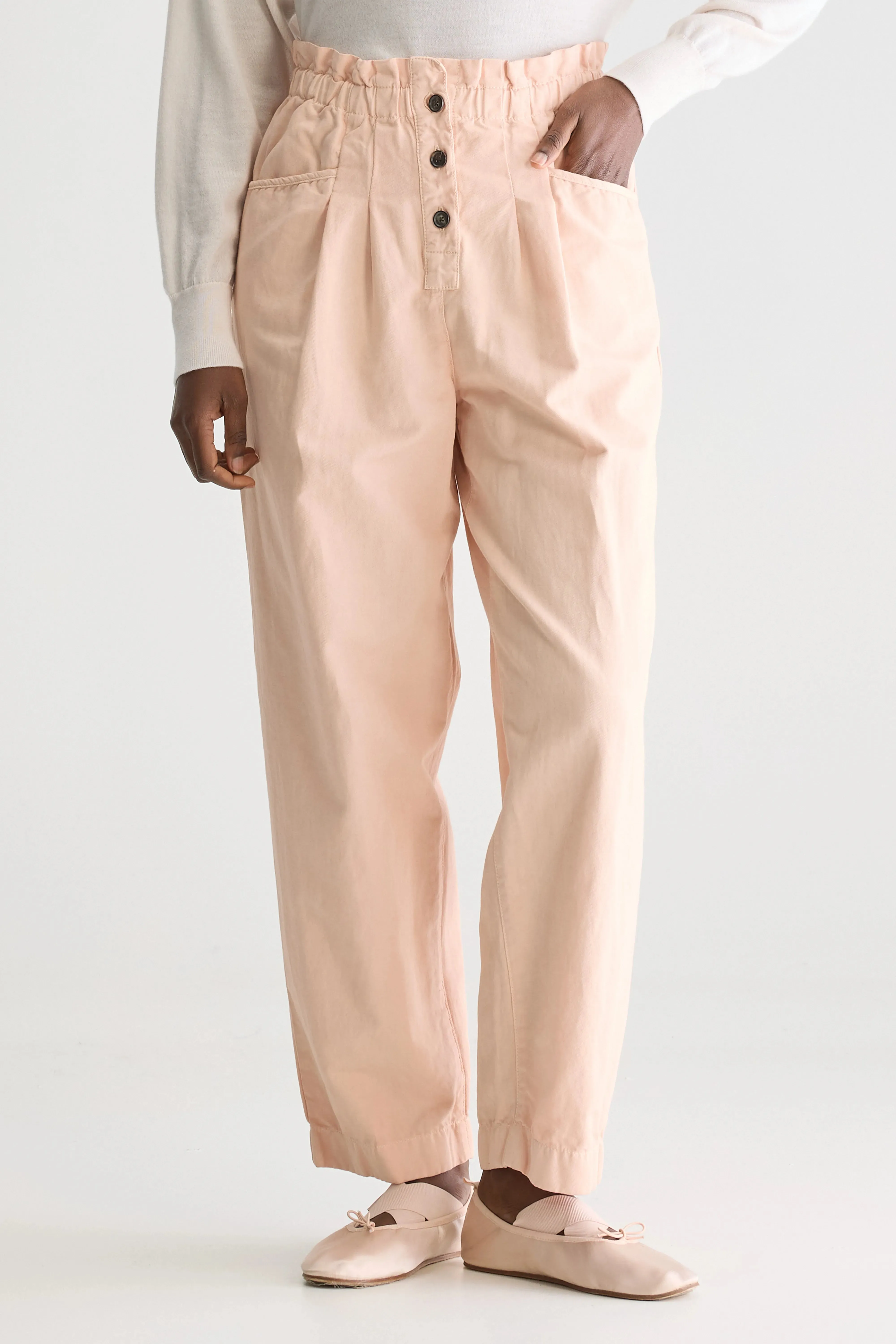 Lilow paperbag trousers (251 / W / SKIN) sold by Bellrose product image thumbnail 3