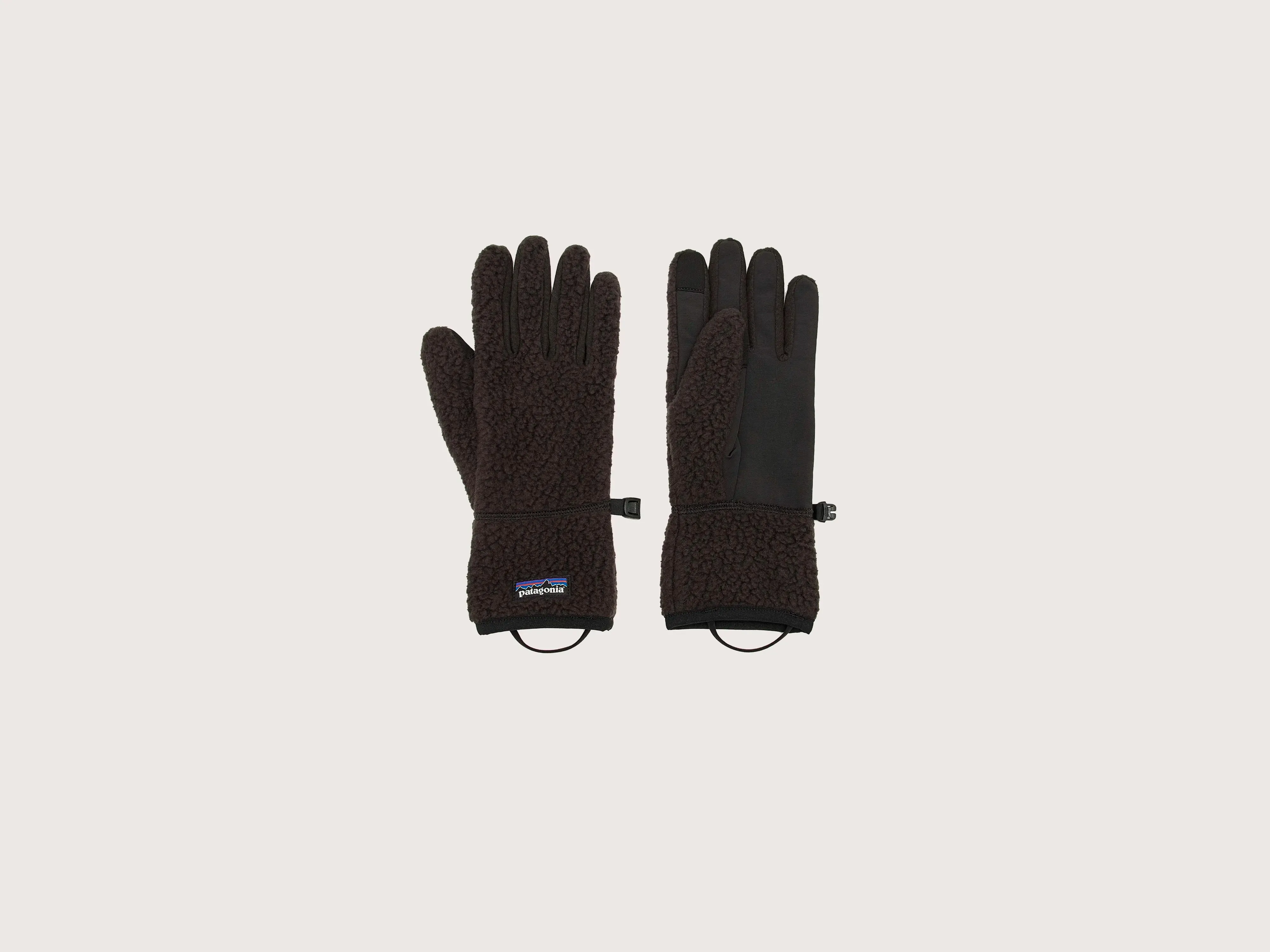 Retro Pile Fleece Gloves (242 / W / BLACK) sold by Bellrose