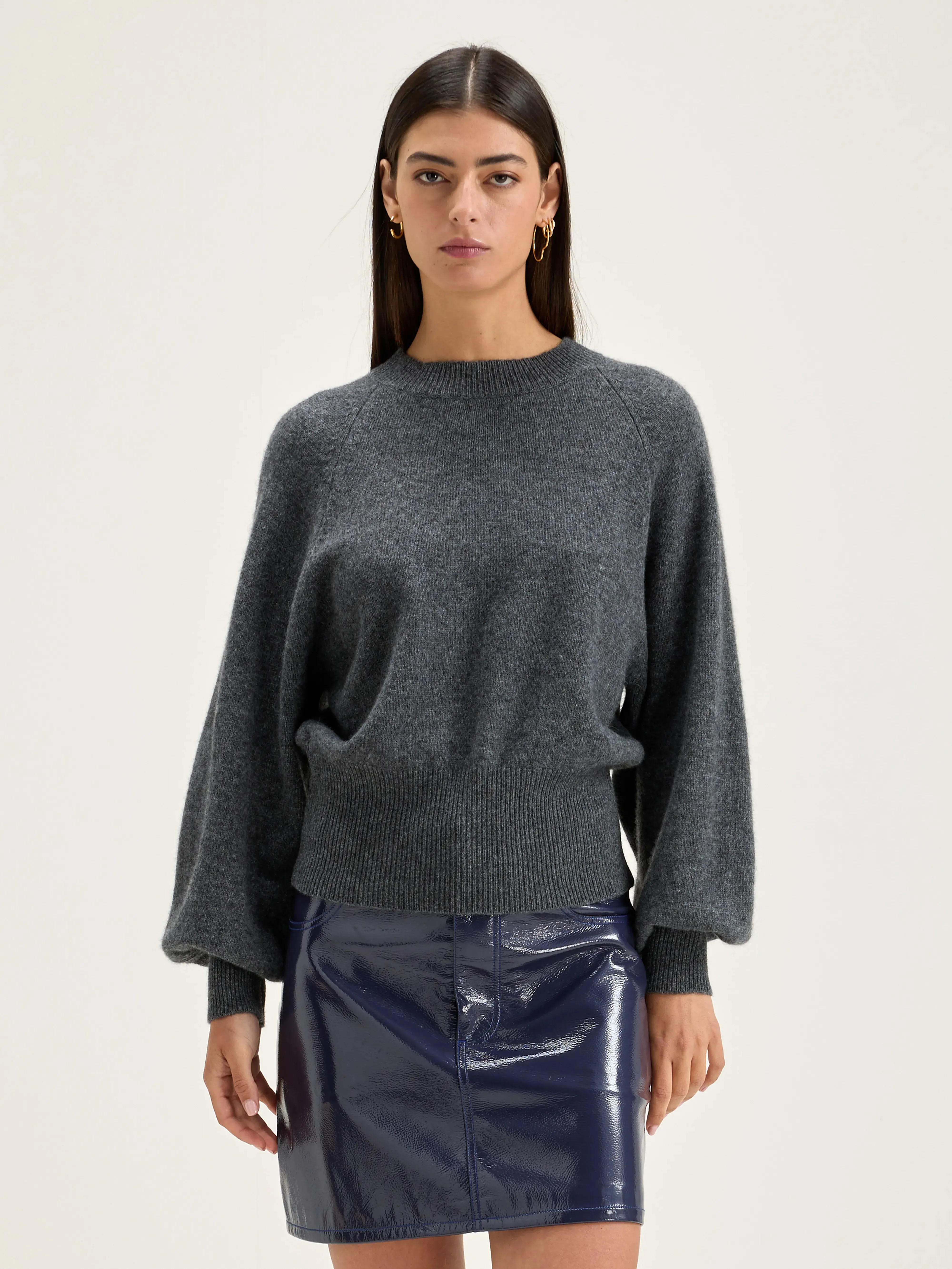 Ganto crew-neck sweater (242 / W / MID GREY) sold by Bellrose product image thumbnail 2