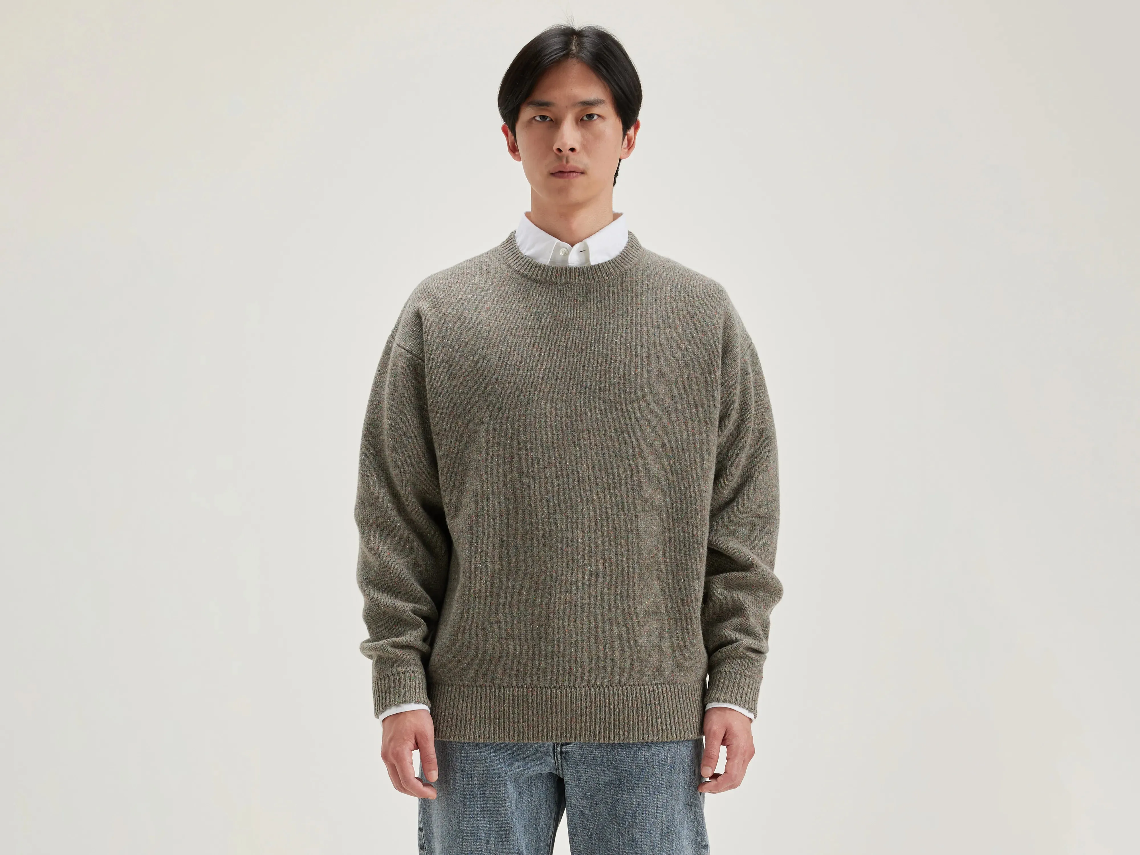 Gatem crew-neck sweater (242 / M / DUST) sold by Bellrose