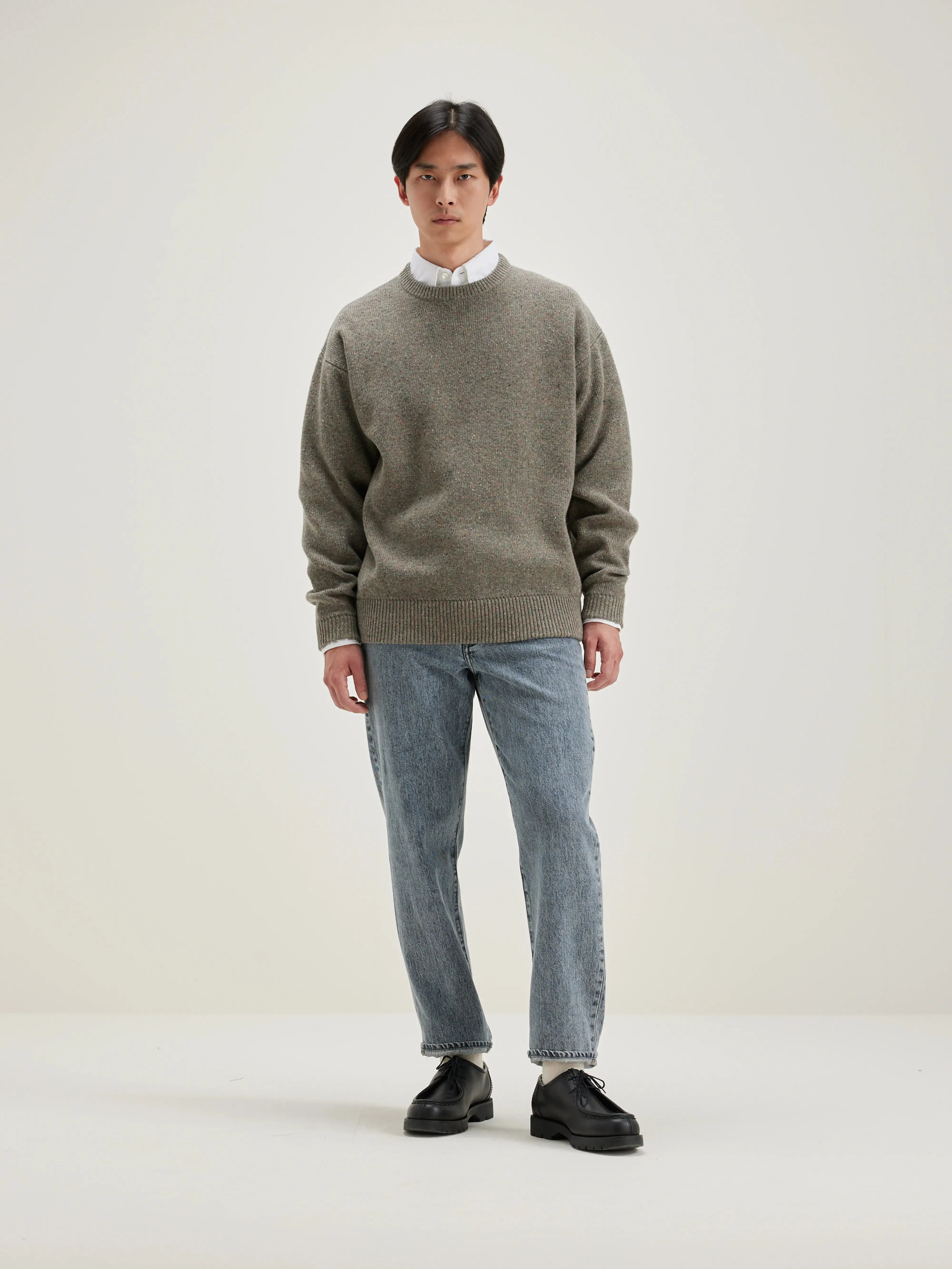 Gatem crew-neck sweater (242 / M / DUST) sold by Bellrose product image thumbnail 3