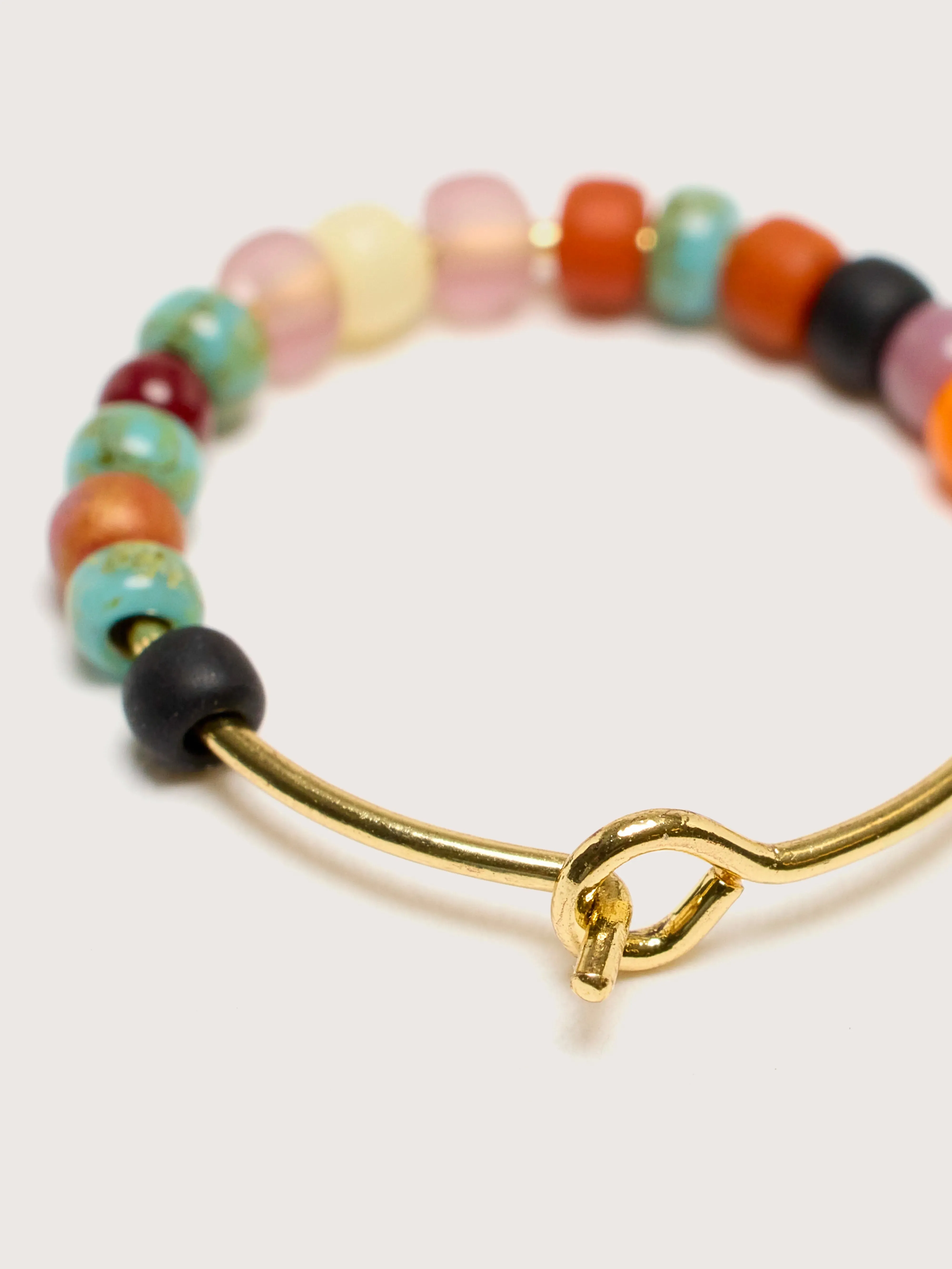 Maya Beach Hoop Earrings (242 / W / MULTICOLOR) sold by Bellrose product image thumbnail 4