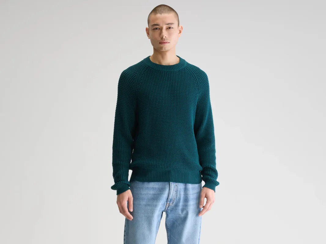 Grack crewneck sweater (251 / M / TEAL) sold by Bellrose