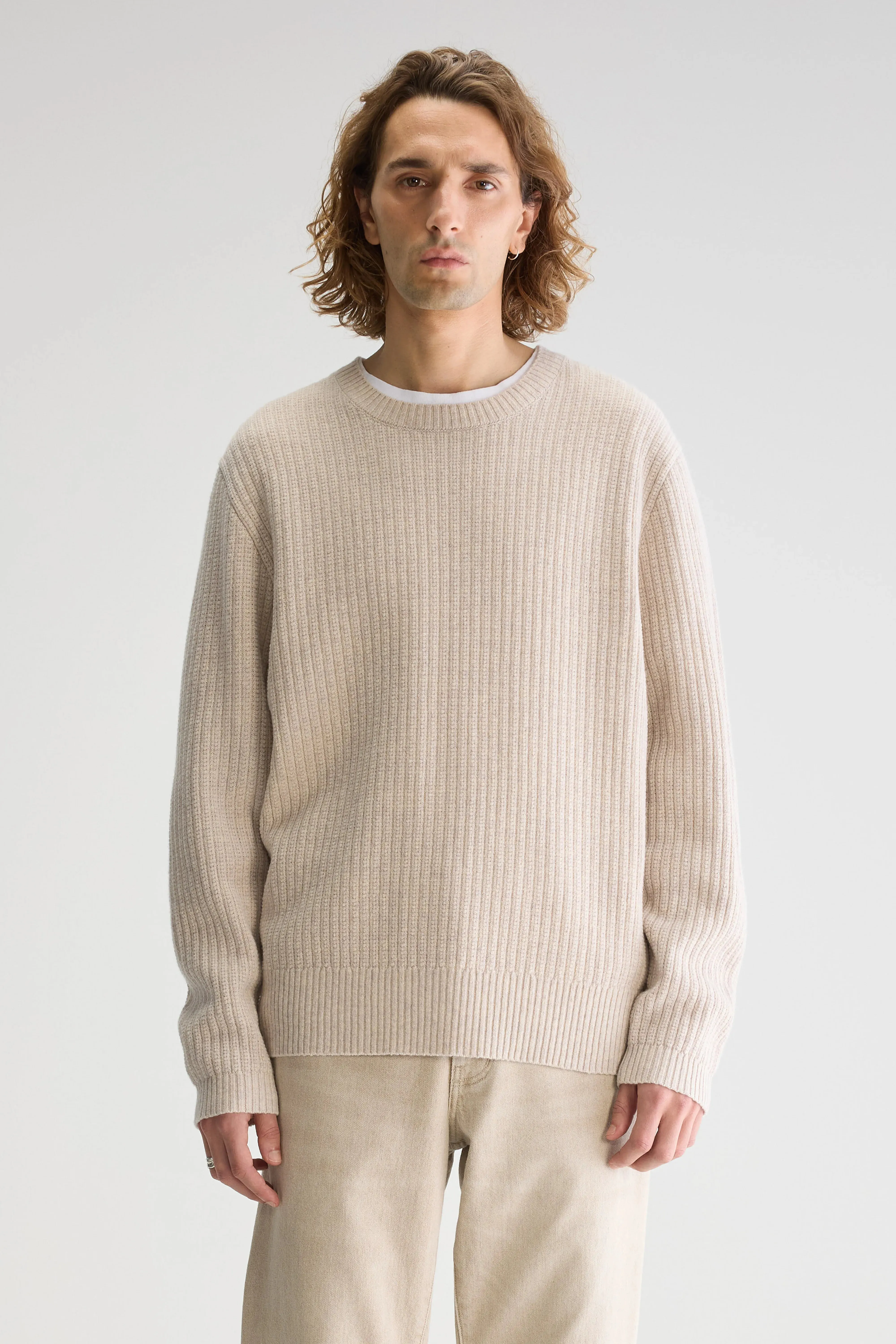 Geivy crewneck sweater (251 / M / LIGHT GREY) sold by Bellrose product image thumbnail 2