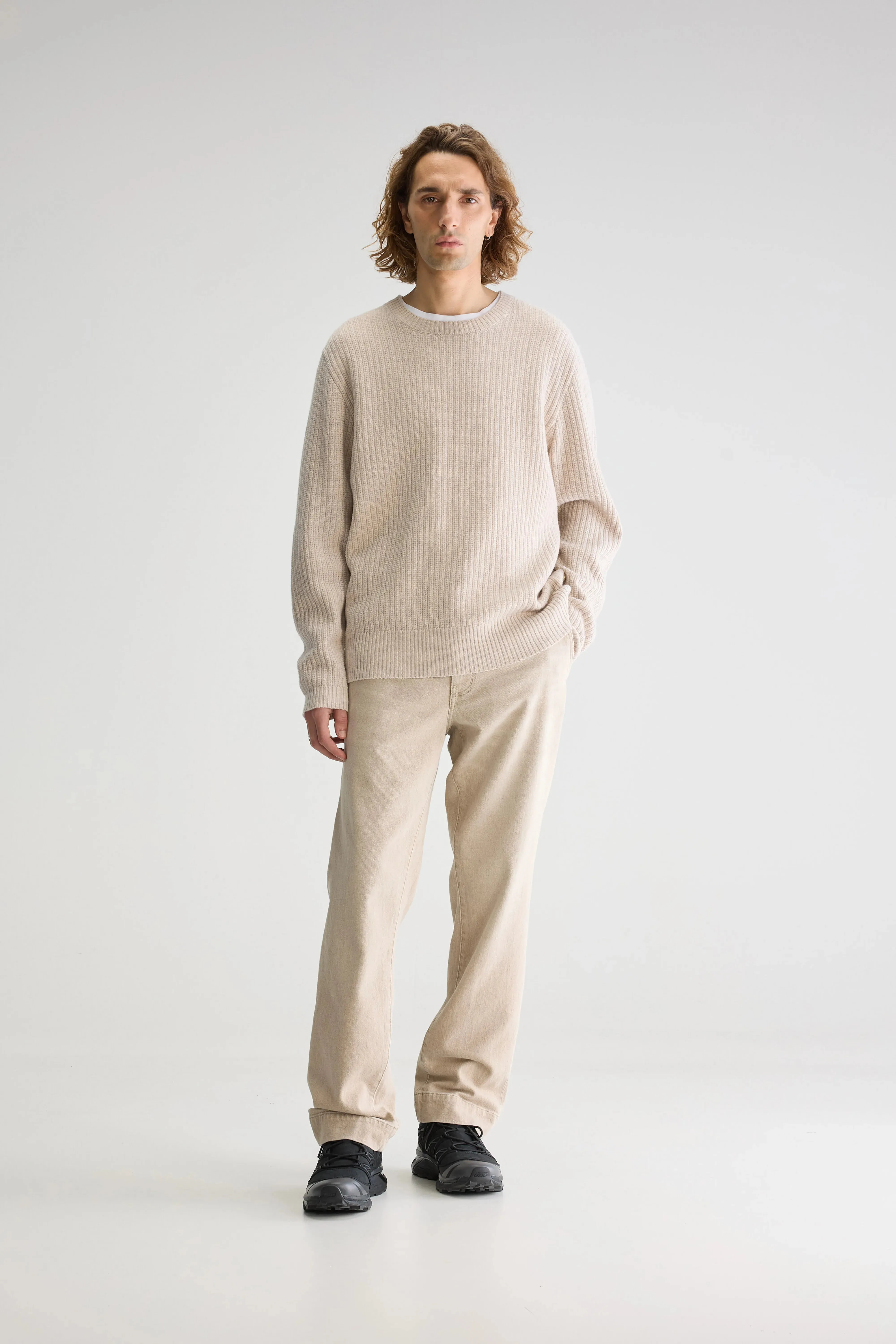 Geivy crewneck sweater (251 / M / LIGHT GREY) sold by Bellrose product image thumbnail 3