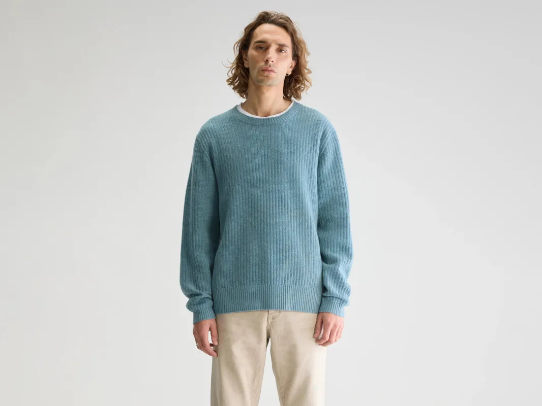 Geivy crewneck sweater (251 / M / BLUE EYES) sold by Bellrose