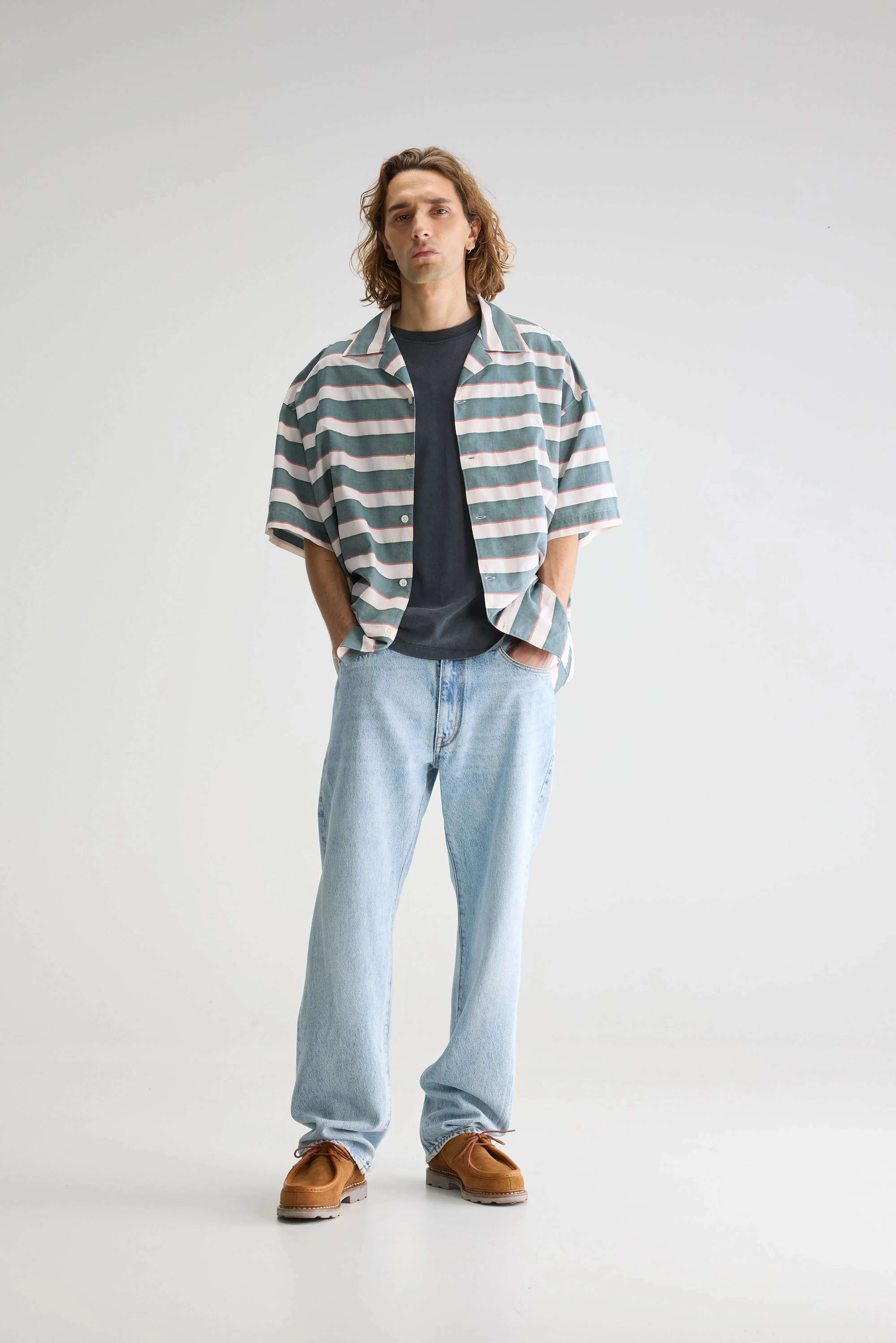 Flare relaxed shirt (251 / M / STRIPE B) sold by Bellrose product image thumbnail 3