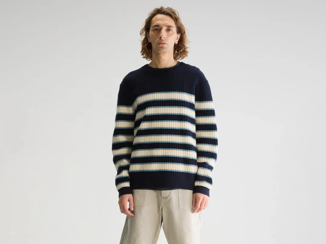 Geivy crewneck sweater (251 / M / STRIPE A) sold by Bellrose