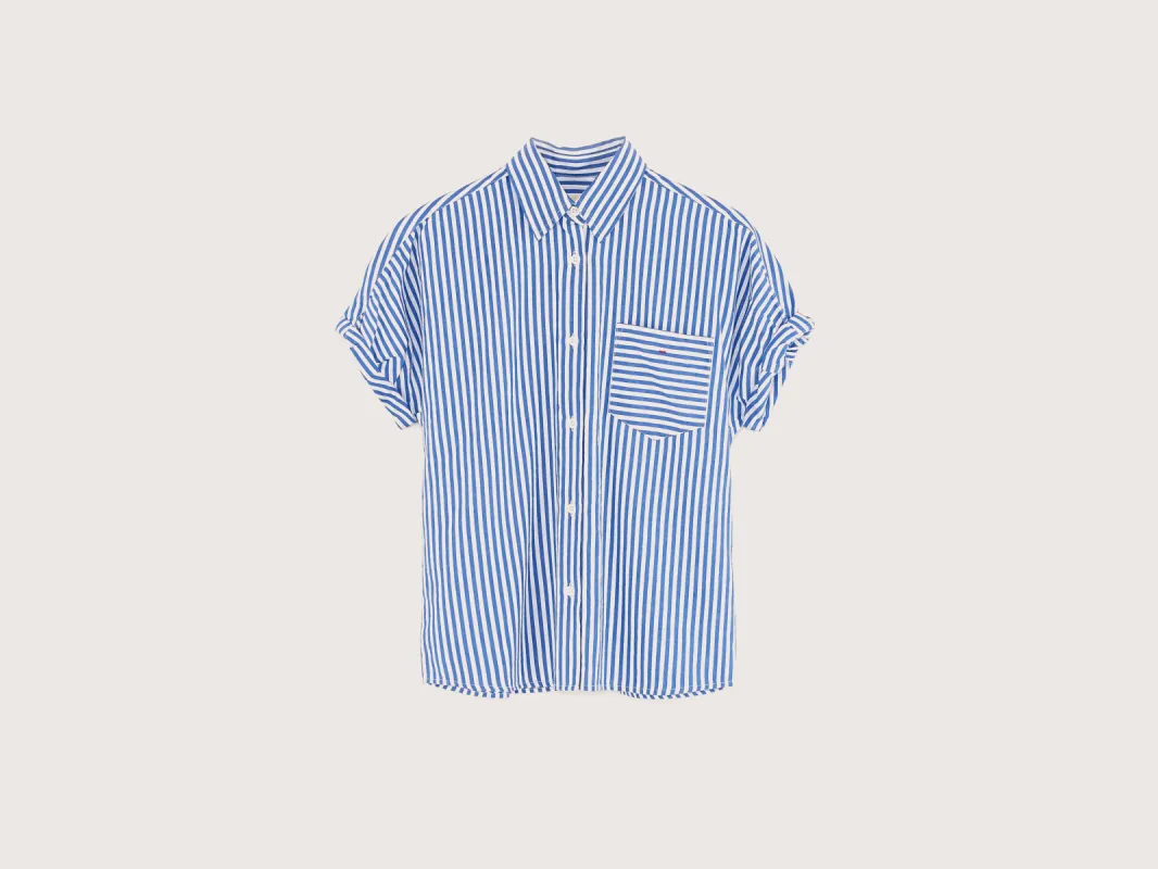 Homez short-sleeve shirt (251 / G / STRIPE A) made by Bellrose