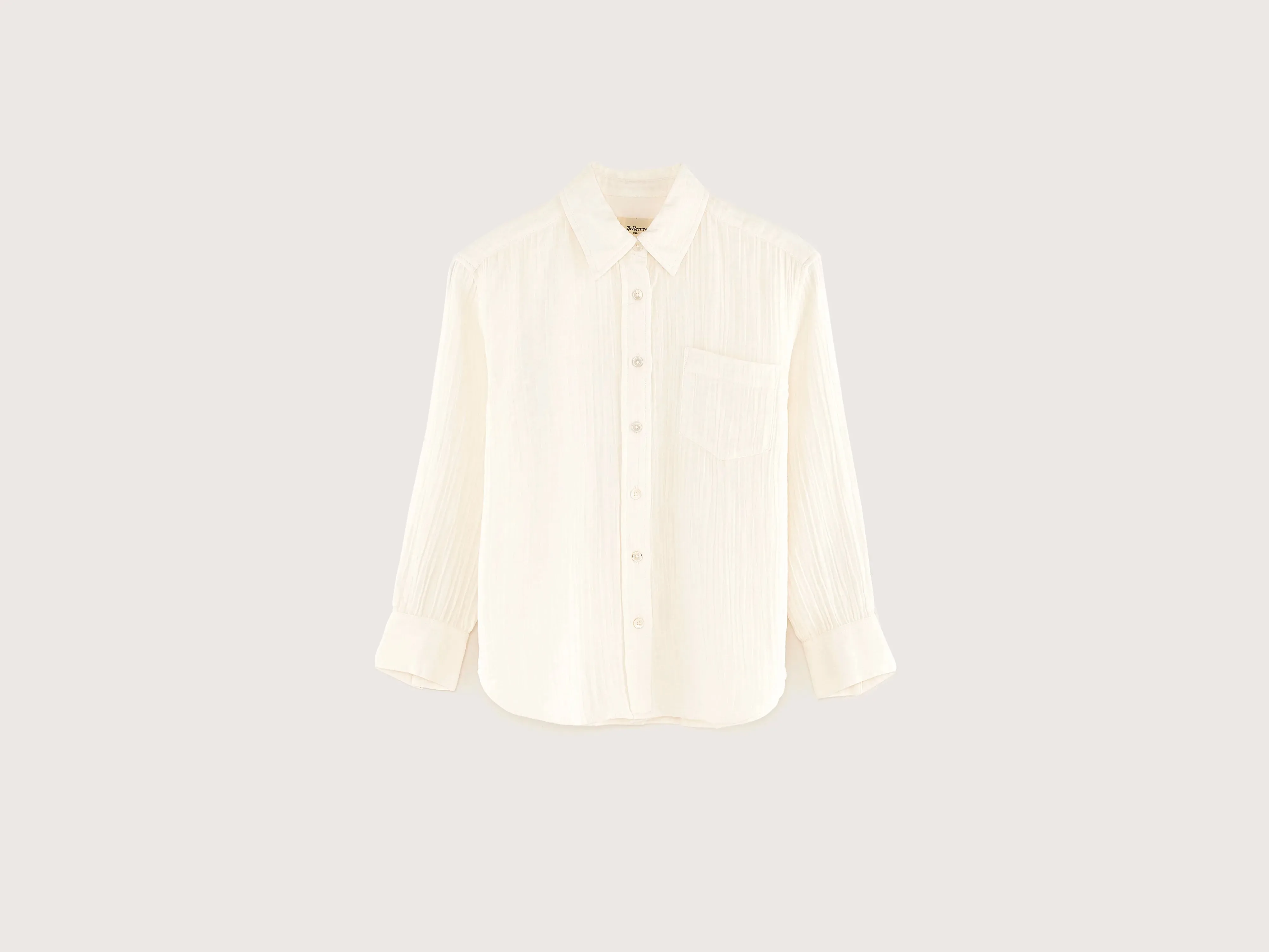 Ironie straight shirt (251 / G / ECRU) sold by Bellrose