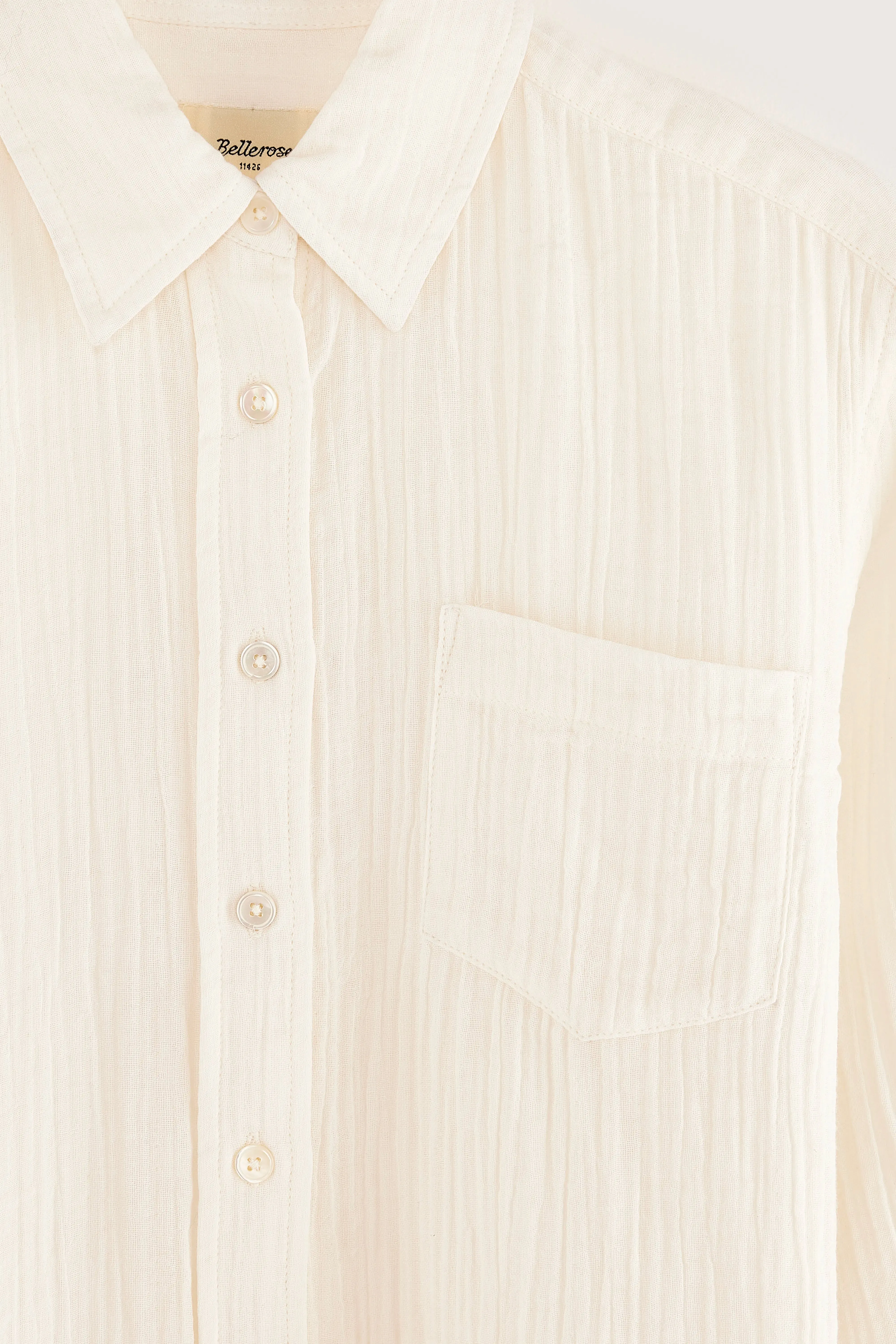 Ironie straight shirt (251 / G / ECRU) sold by Bellrose product image thumbnail 3