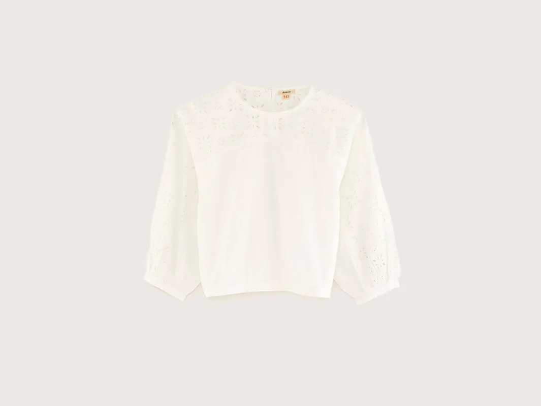 Hagar regular blouse (251 / G / OFF WHITE) sold by Bellrose