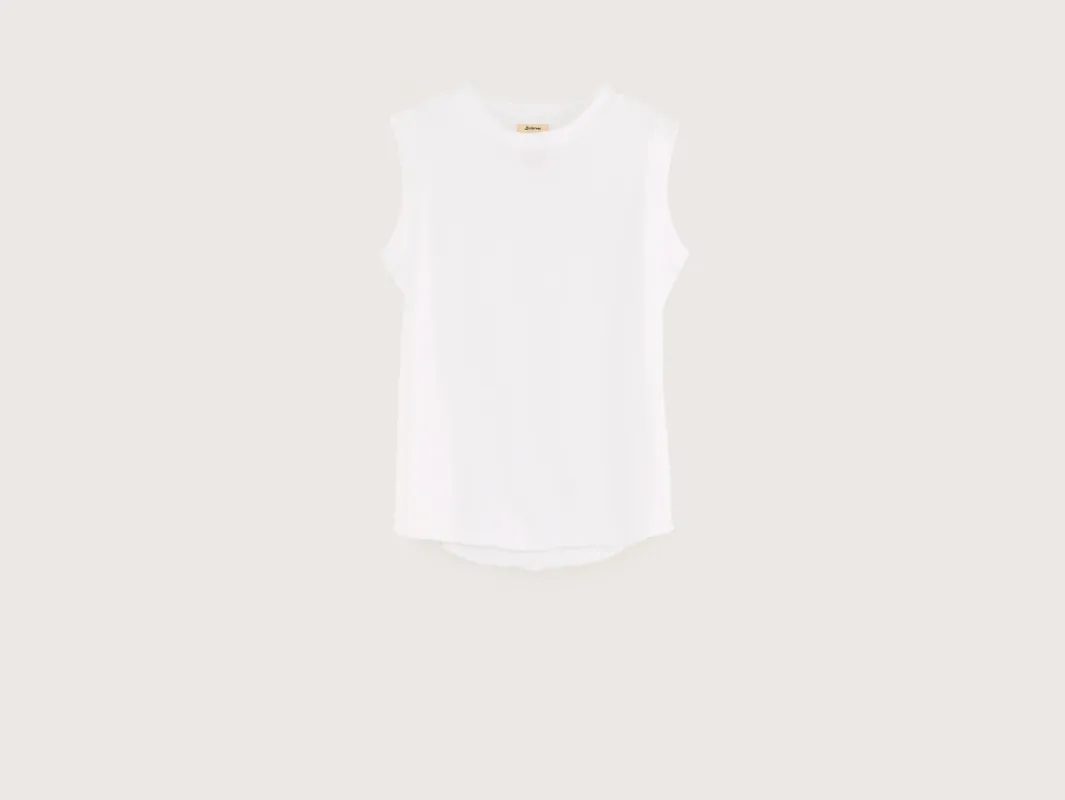 Vamuc relaxed tank top (251 / G / WHITE) made by Bellerose