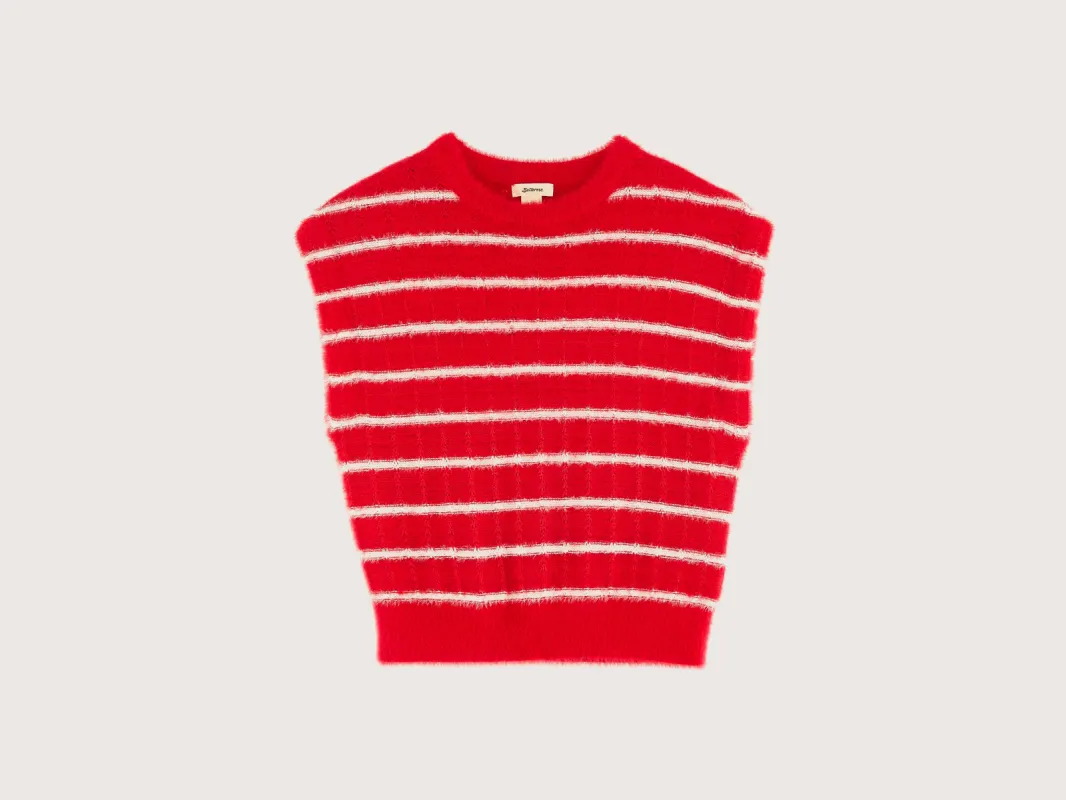 Gollo sleeveless sweater (251 / G / STRIPE B) sold by Bellrose