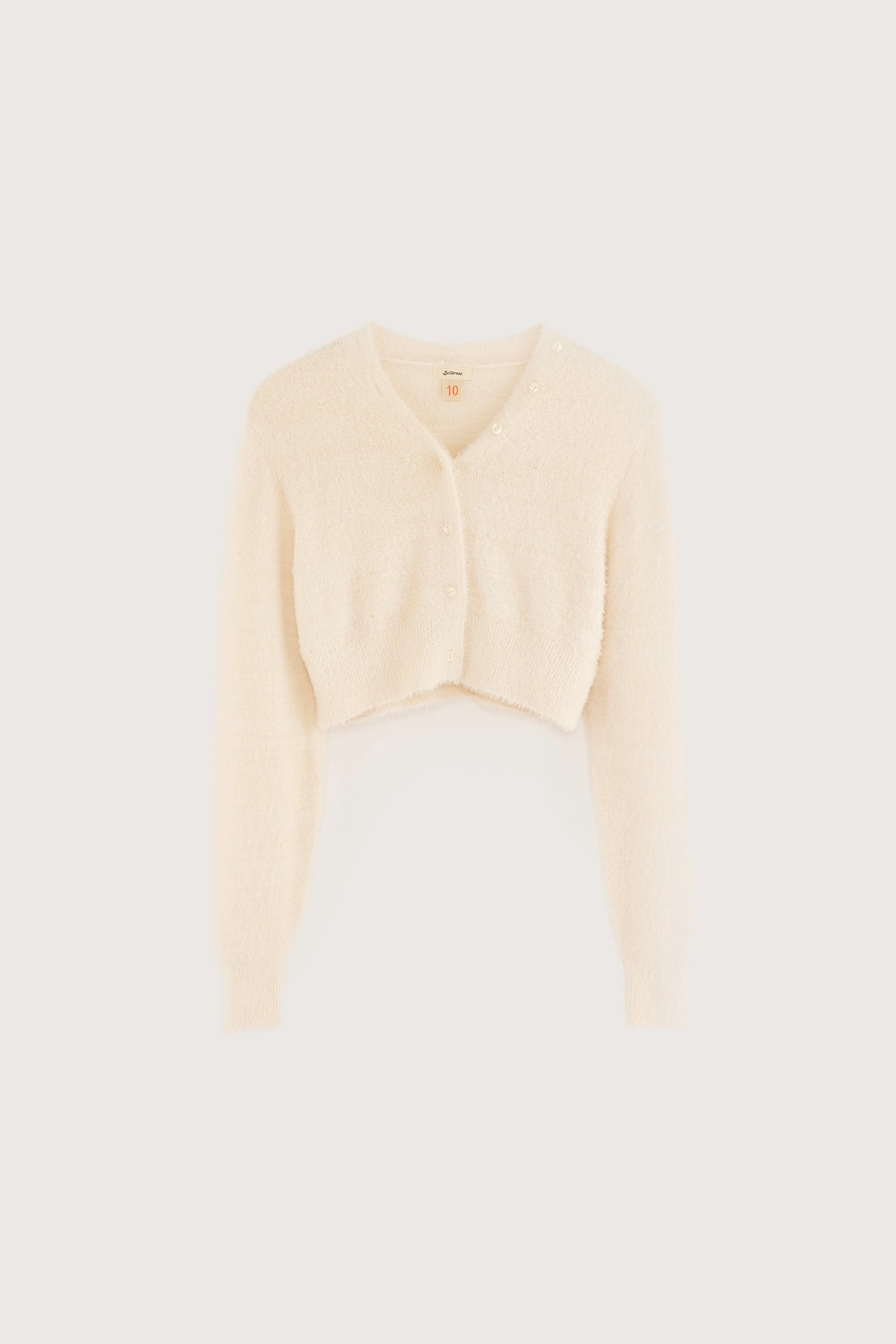 Gollan cropped cardigan (251 / G / ECRU) sold by Bellrose product image thumbnail 2