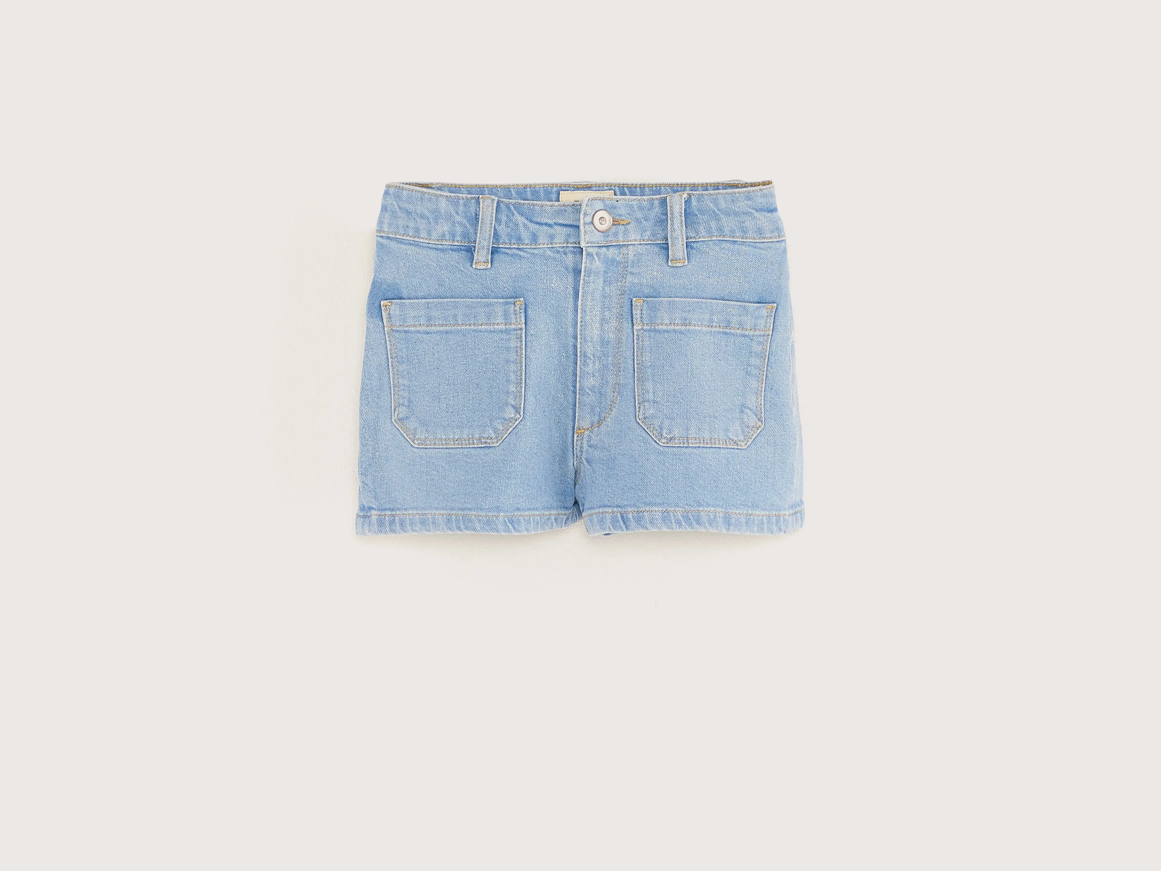 Preppy denim shorts (251 / G / LT BLUE STONE) sold by Bellrose