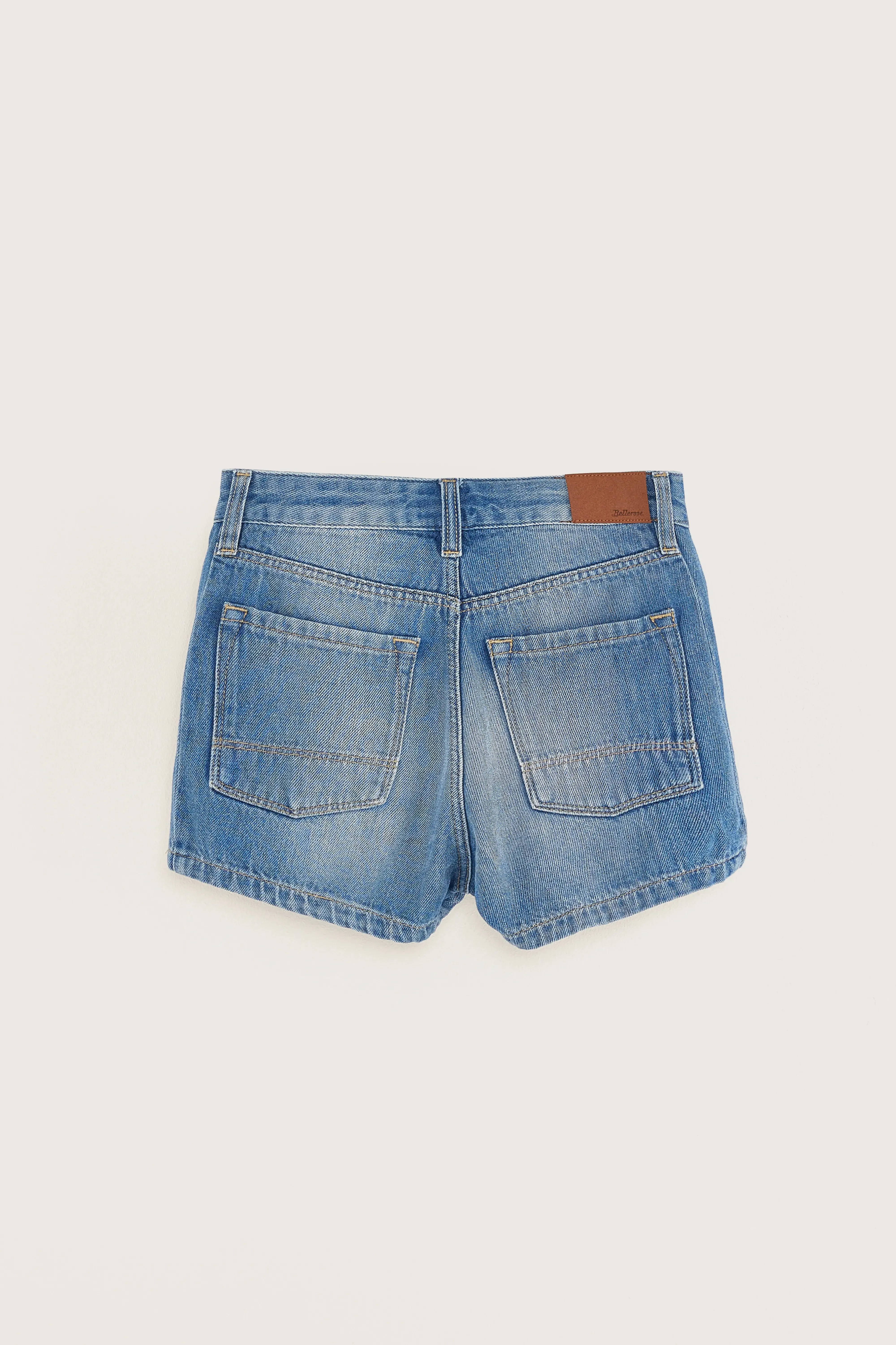 Pina denim shorts (251 / G / MD BLUE BLEACH) sold by Bellrose product image thumbnail 4