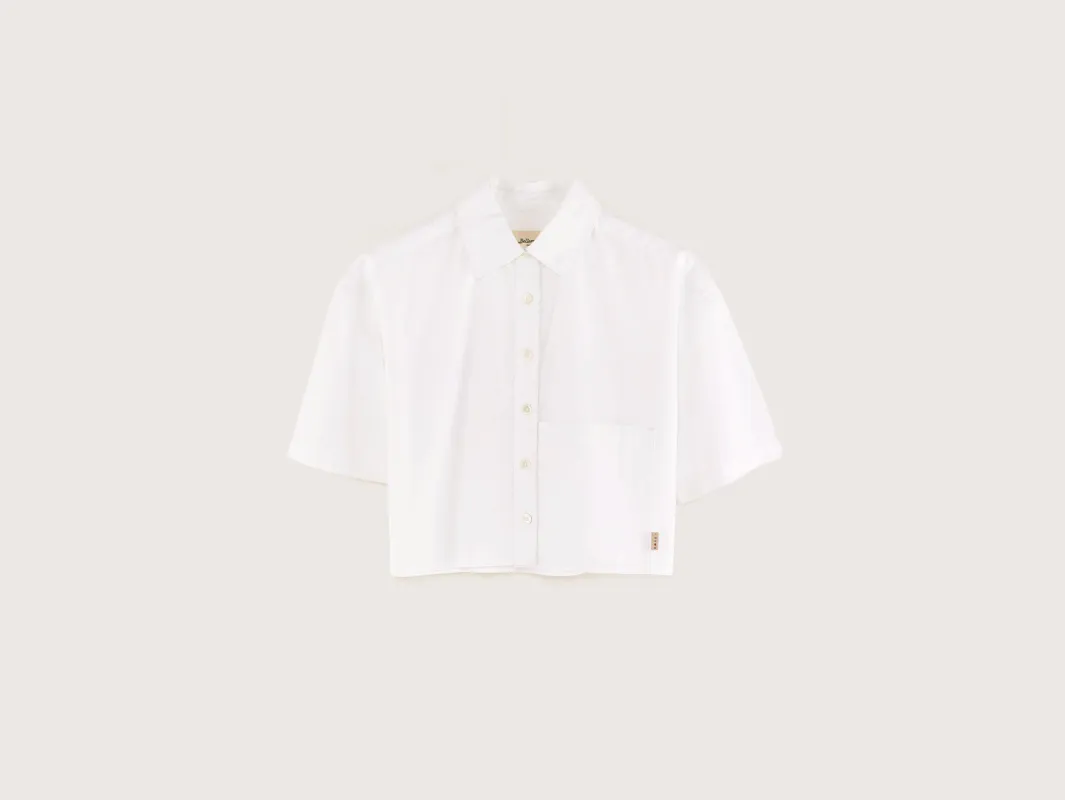 Higgle cropped shirt (251 / G / WHITE) sold by Bellrose